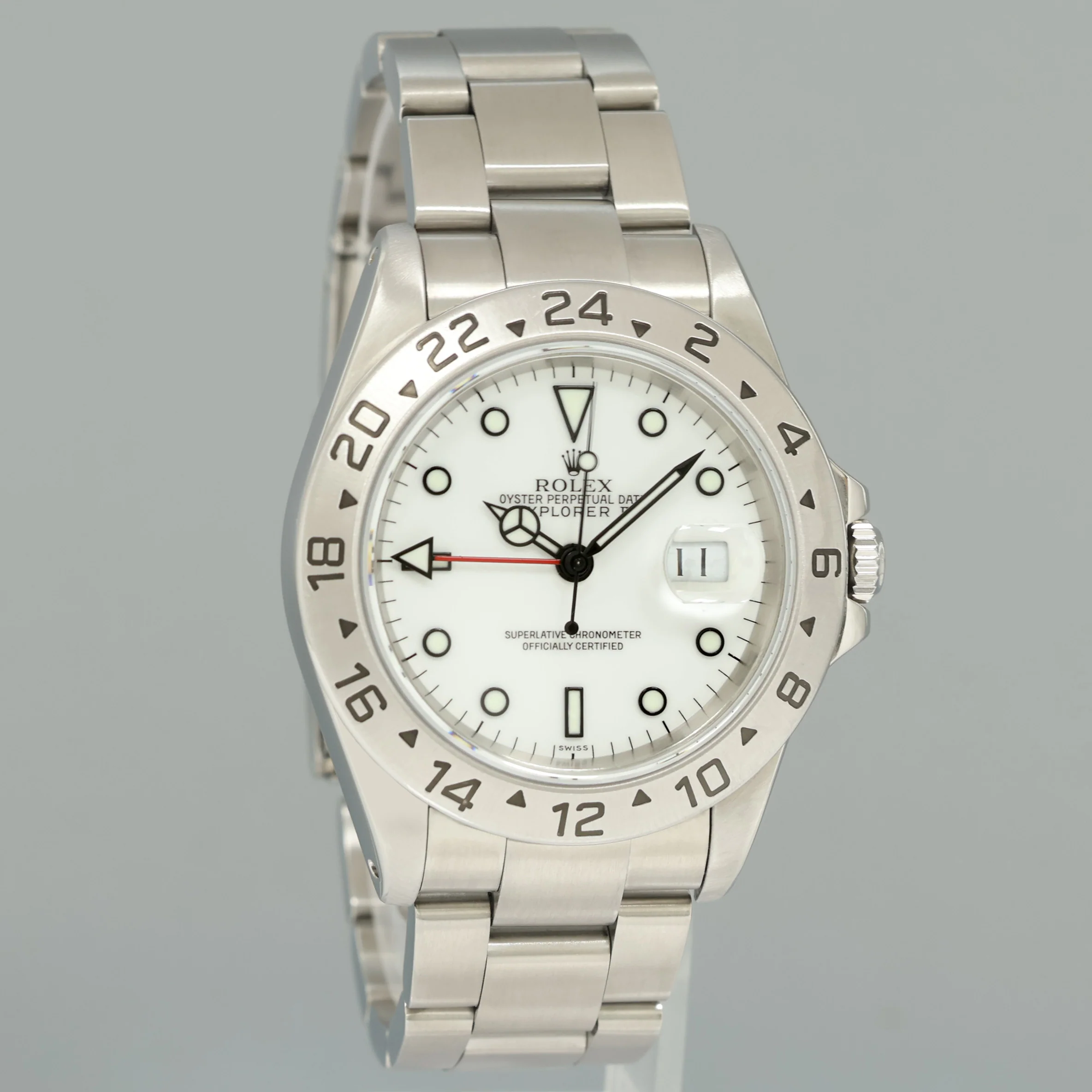 1999 Rolex Explorer II White 16570 40mm Polar Stainless Steel Watch Box - Image 3