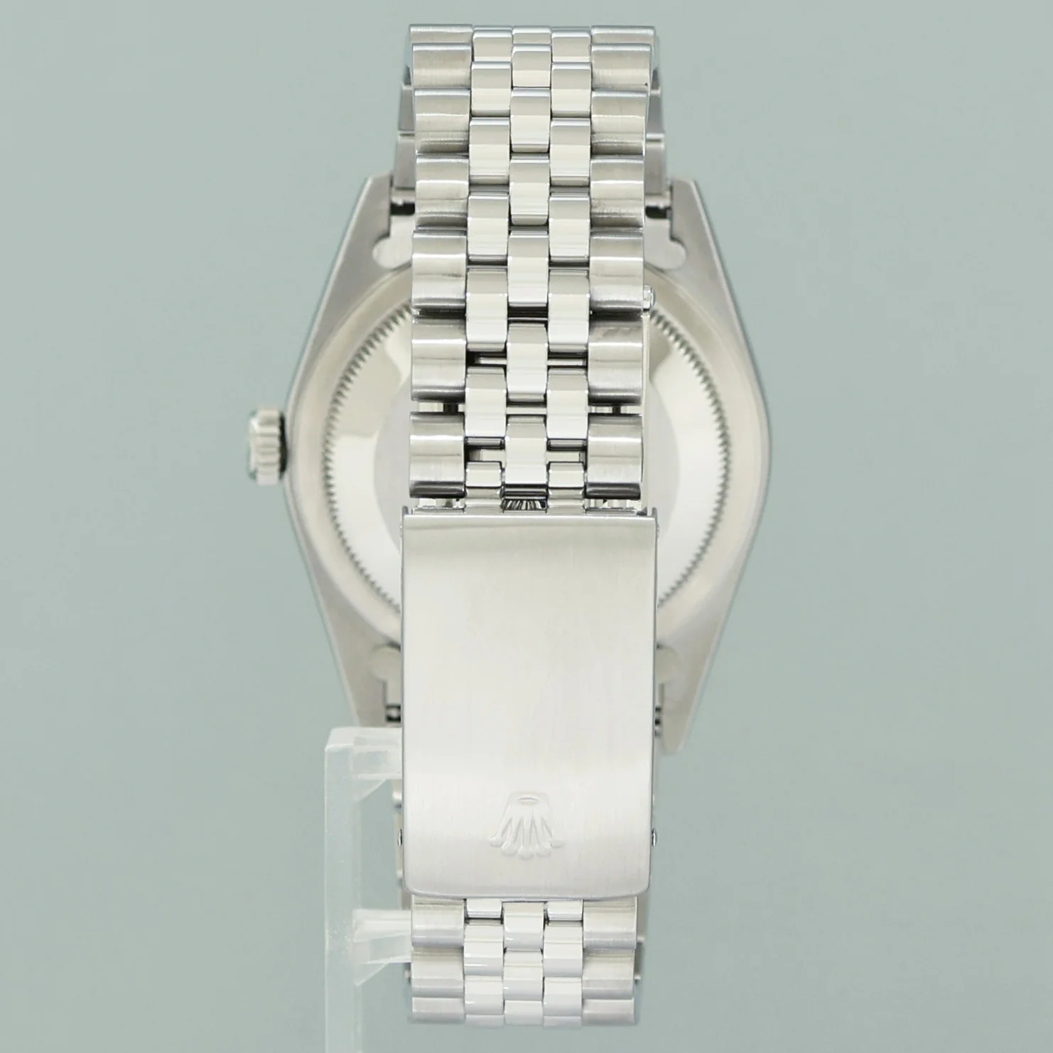 2003 MINT Rolex DateJust 16234 Silver Diamond Anniversary Jubilee Gold Fluted Watch - Image 6