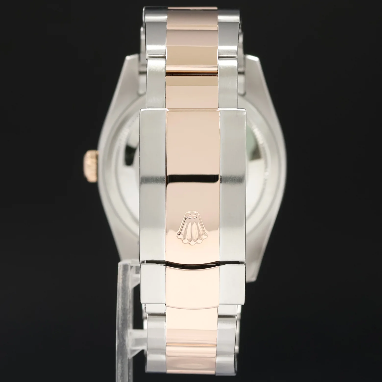 2004 Rolex DateJust 36mm Turn-O-Graph 116261 Rose Gold Two Tone Steel White Dial Watch - Image 5