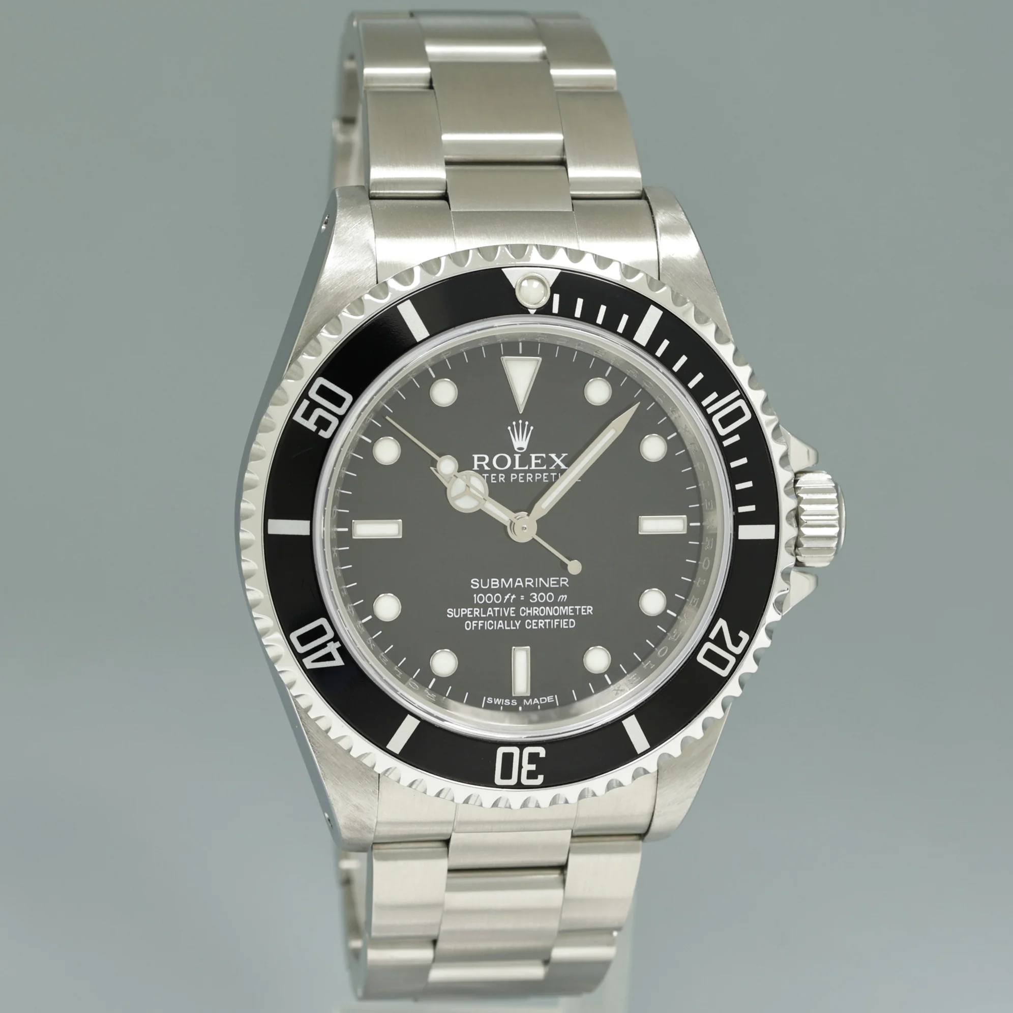 2008 MINT Rolex 14060M Submariner 40mm No-Date 4 Line Steel Black Watch Box - Image 3