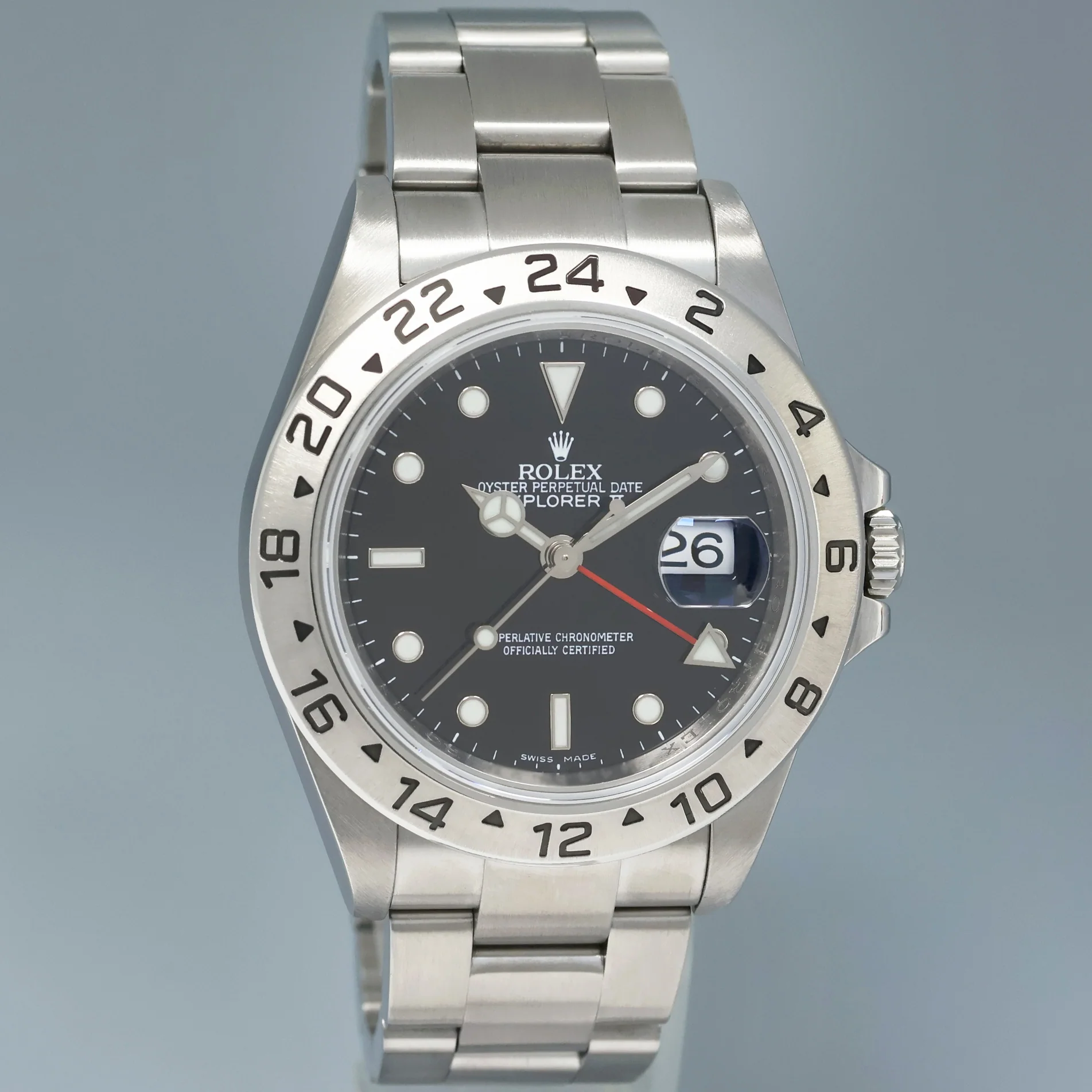 2008 MINT Rolex Explorer II 16570 Stainless Steel Black Date 3186 40mm Watch Box - Image 3