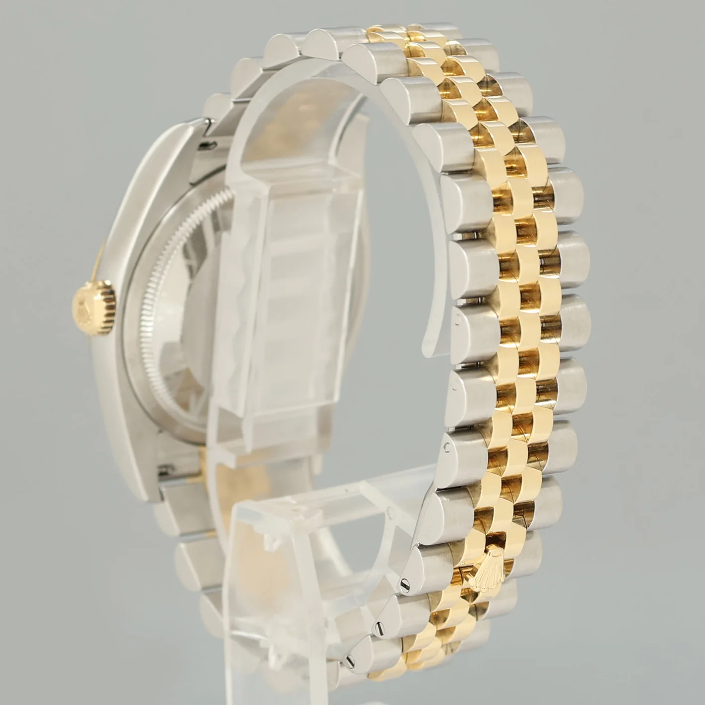2010 MINT Rolex DateJust 116233 Jubilee Two Tone Gold Steel White Stick 36mm Watch - Image 4