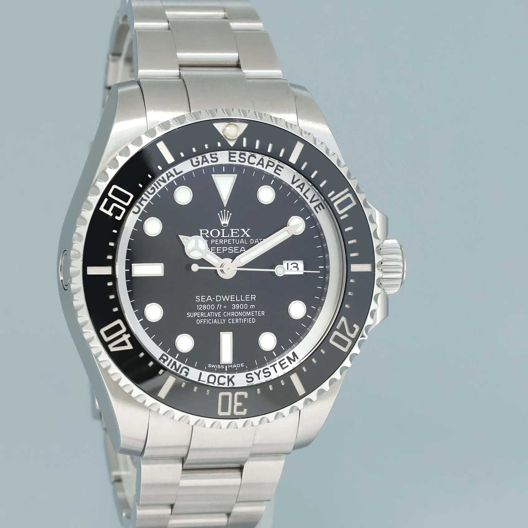 2011 PAPERS Rolex Sea-Dweller DEEPSEA 116660 Steel 44mm Black Ceramic Dive Watch - Image 3