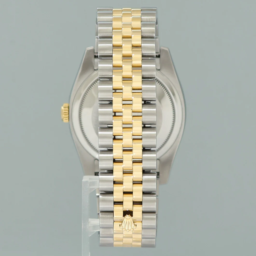 2013 PAPERS MINT Rolex 116233 DateJust Jubilee 36mm Two Tone Gold Silver Stick Watch - Image 5