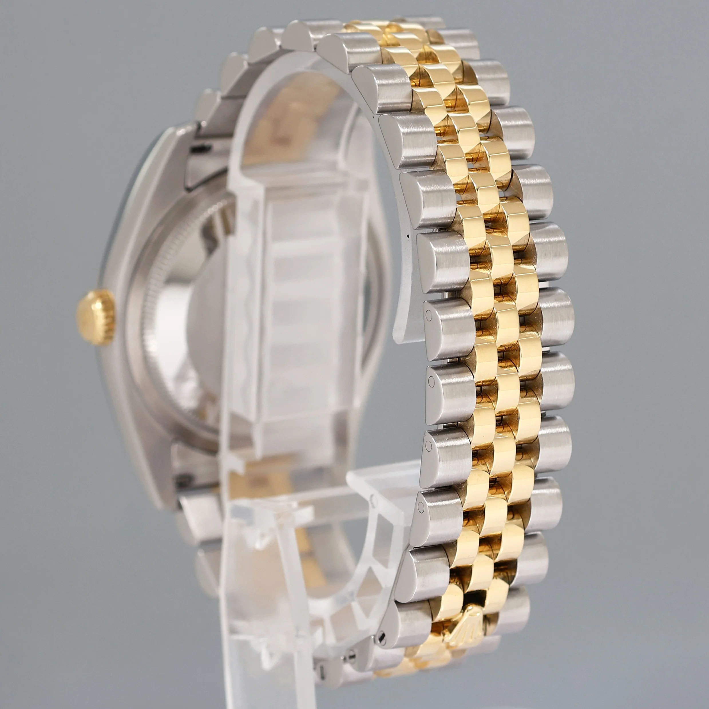2014 MINT Rolex 116233 DateJust Two Tone Yellow Gold Steel Black Jubilee 36mm Watch - Image 4