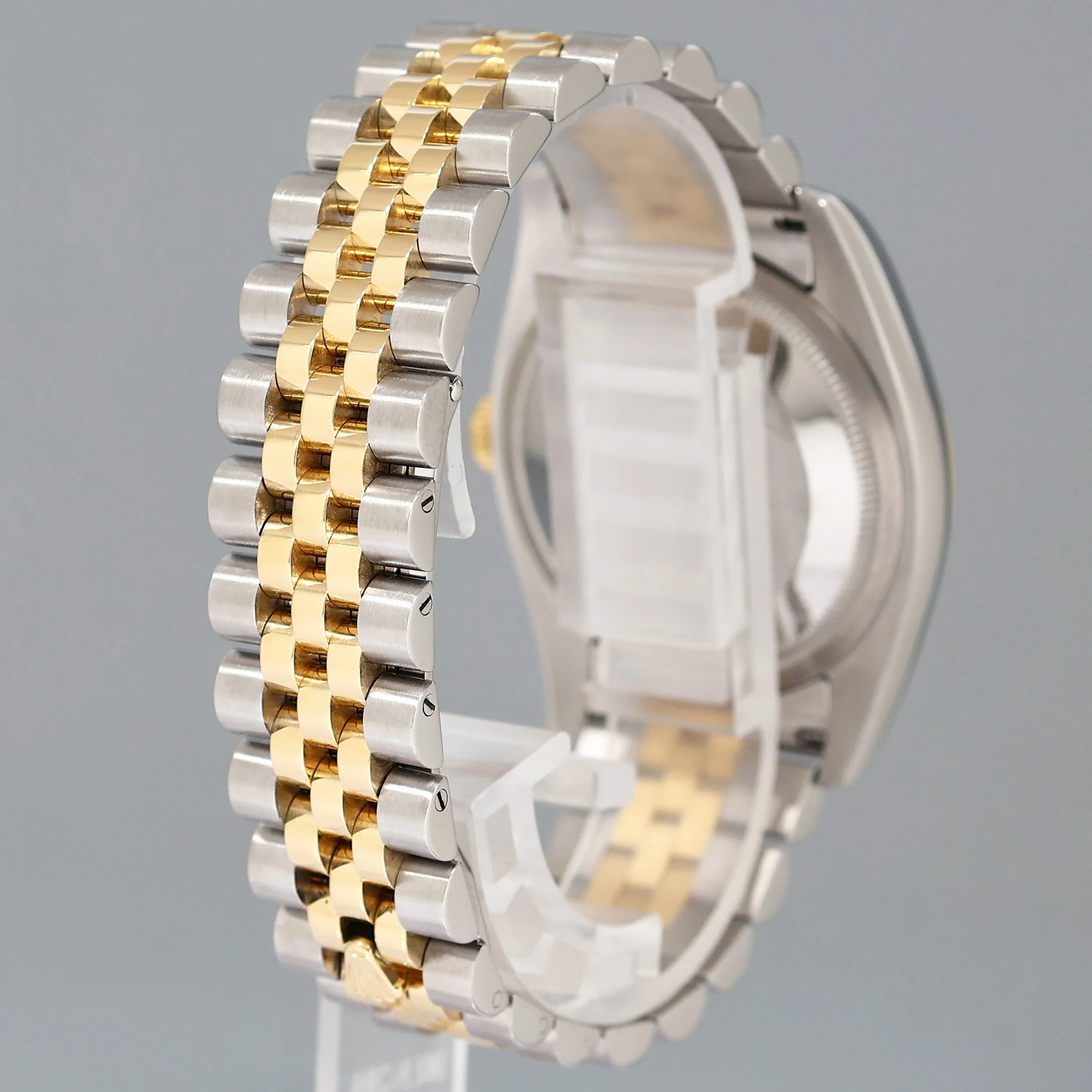 2014 MINT Rolex 116233 DateJust Two Tone Yellow Gold Steel Black Jubilee 36mm Watch - Image 6