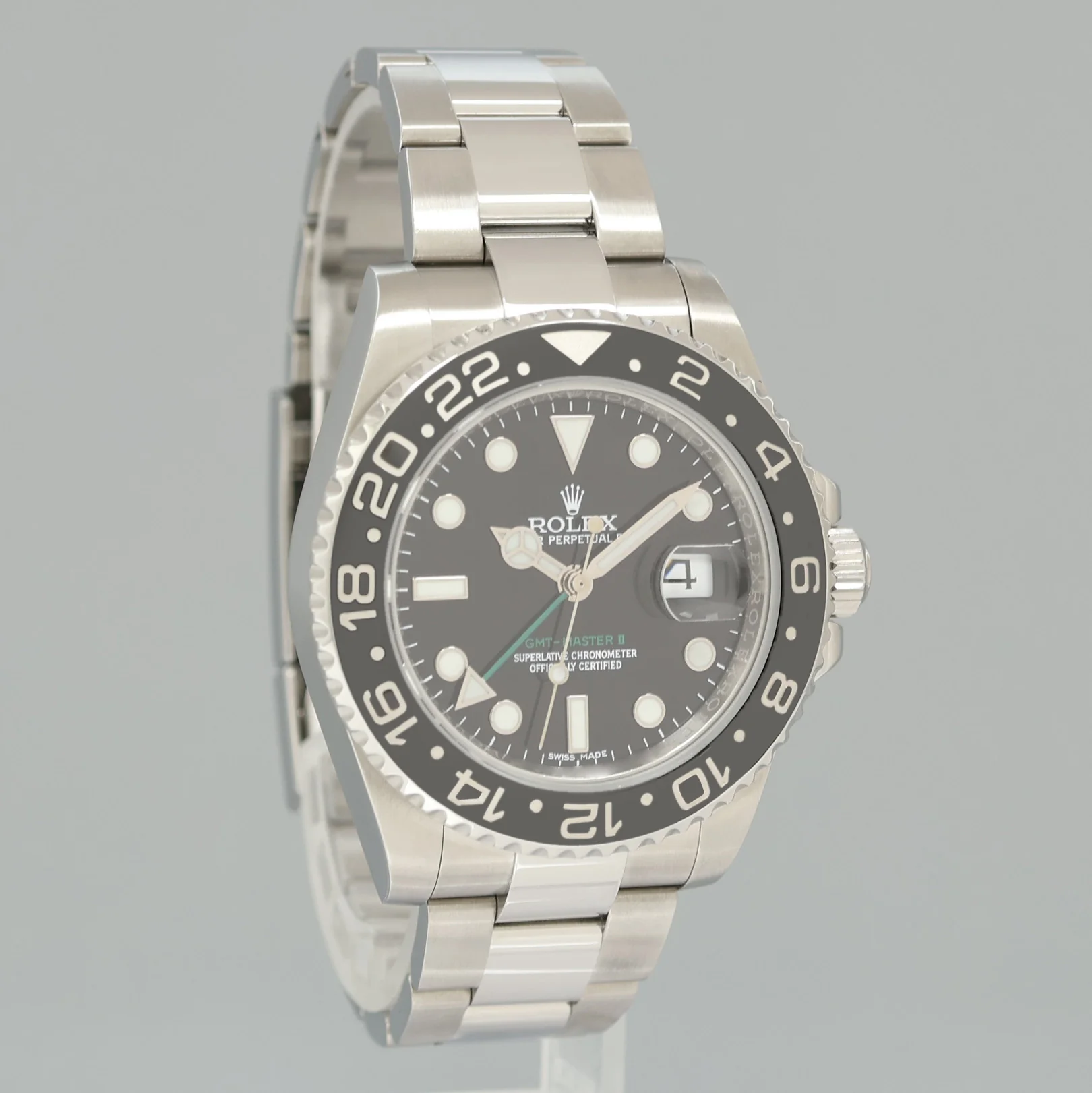 2014 PAPERS MINT Rolex 116710LN GMT Master II Steel Ceramic Black 40mm Watch Box - Image 3