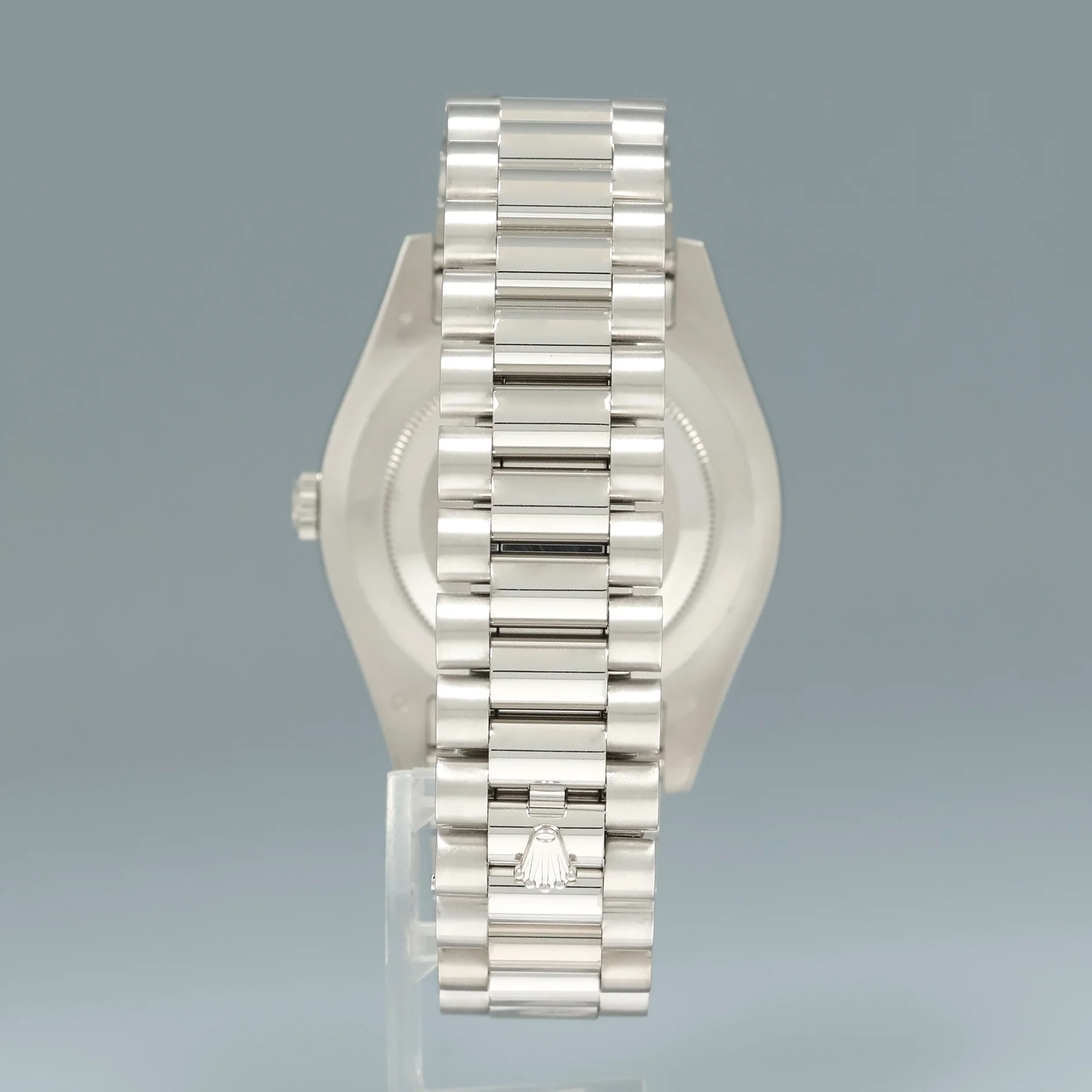 MINT Rolex Day-Date 41mm Glacier Blue Diamond Platinum President 218206 Watch - Image 5