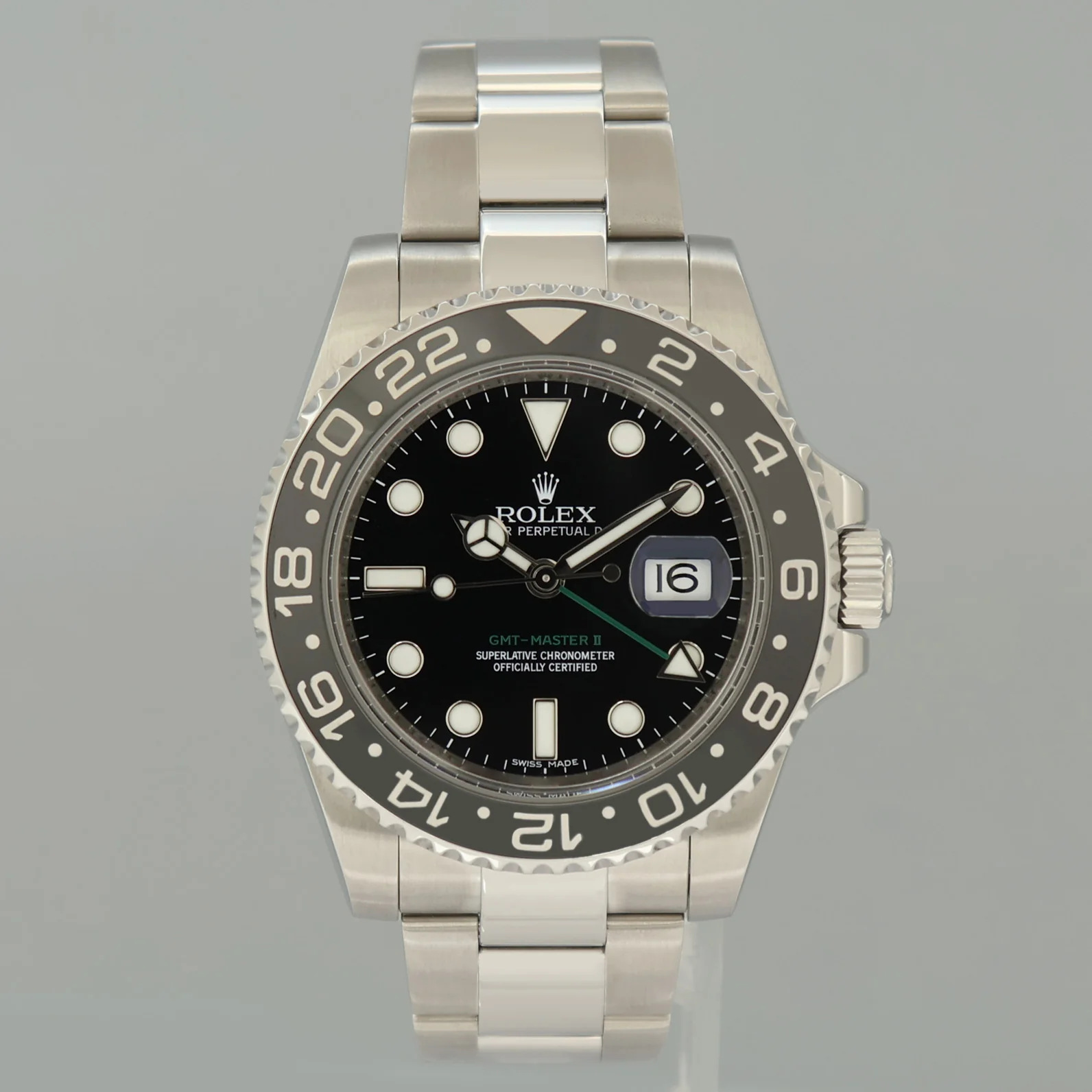 2015 MINT Rolex 116710LN GMT Master II Steel Ceramic Black 40mm Watch Box - Image 2