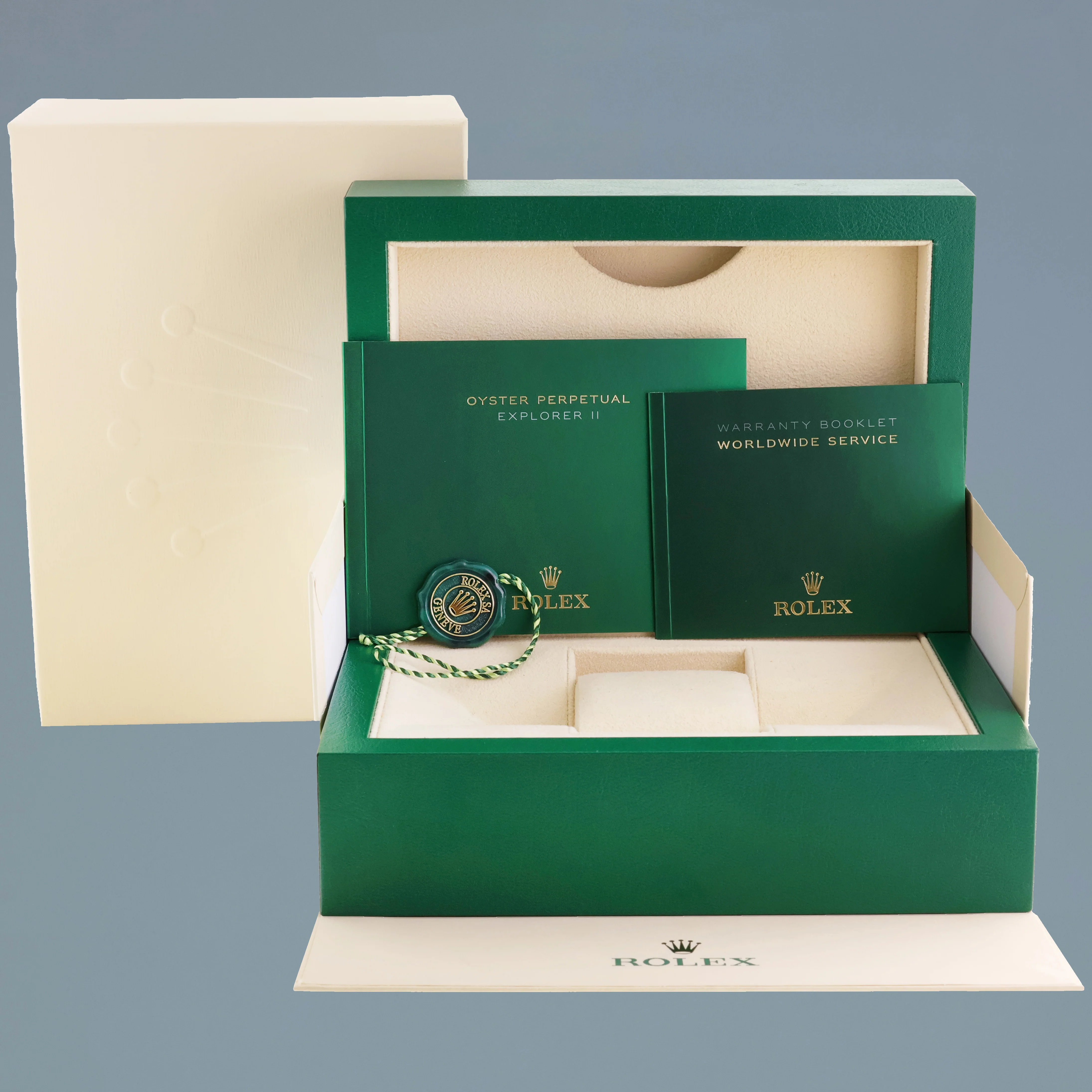 2019 MINT Rolex 216570 Explorer II Polar White Dial Steel 42mm Watch Box - Image 7