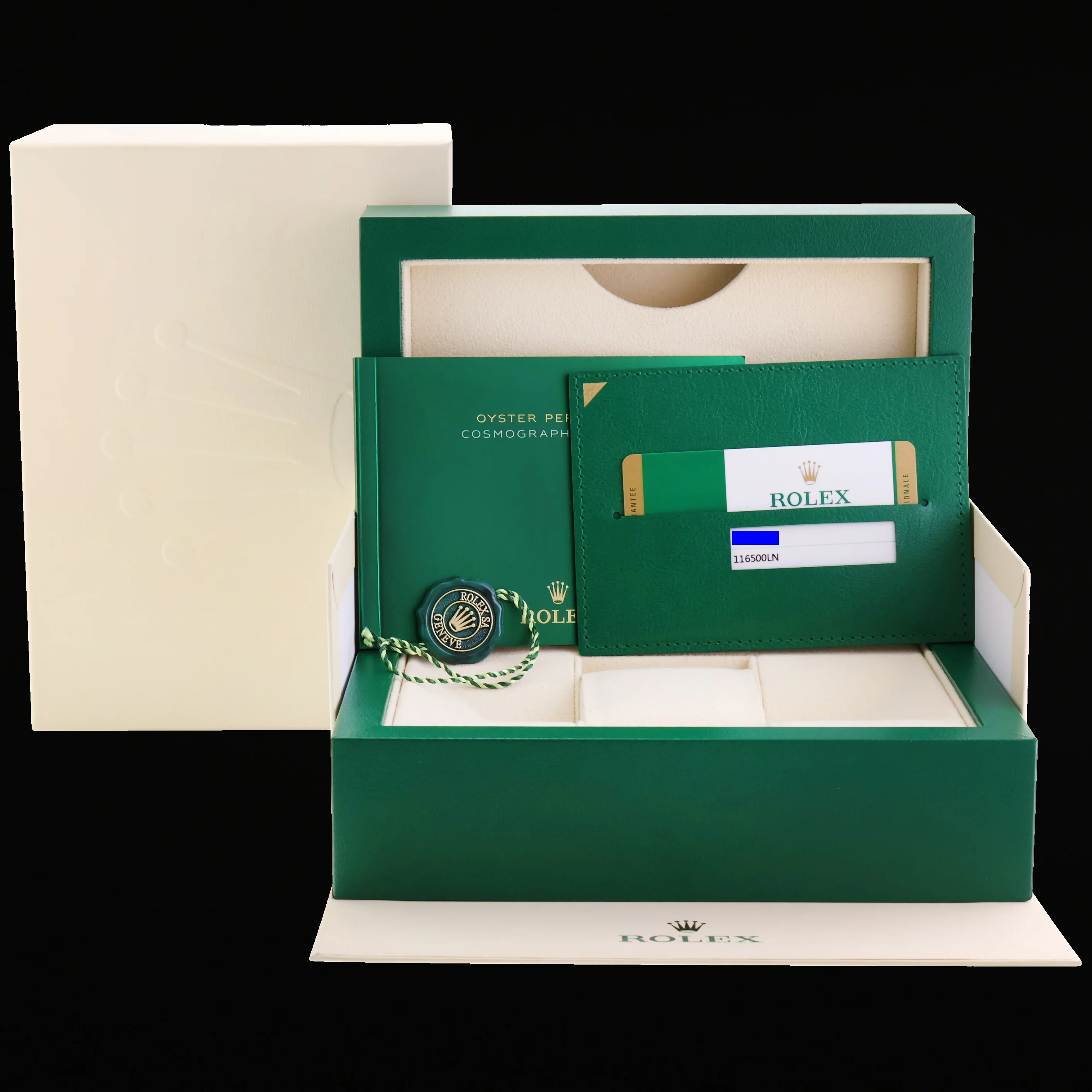 2020 MINT PAPERS Rolex 116500LN Daytona White Ceramic Panda Chrono 40mm Steel Watch - Image 7