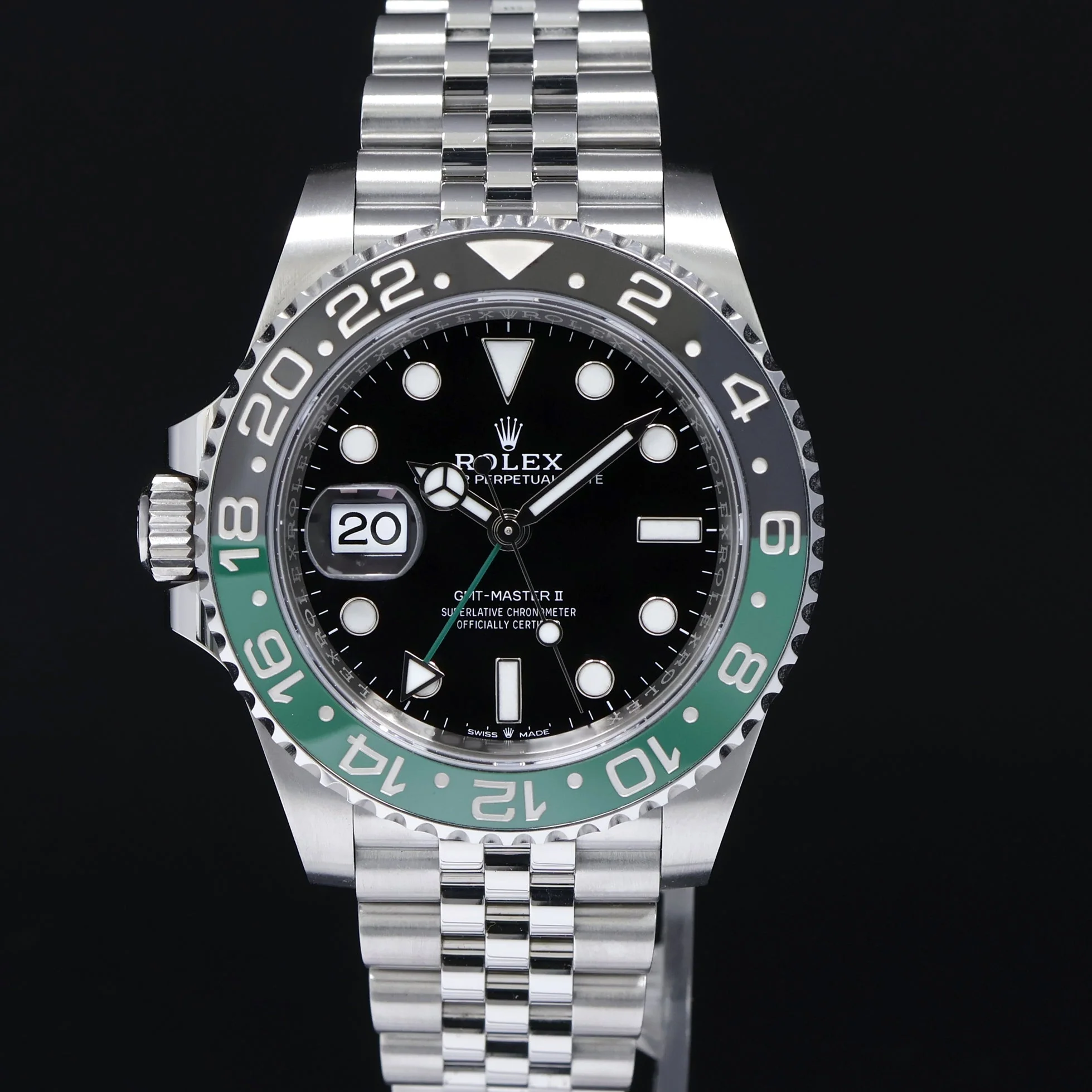 2023 NEW PAPERS Rolex 126720VTNR GMT-Master II Sprite Green Jubilee Watch - Image 2