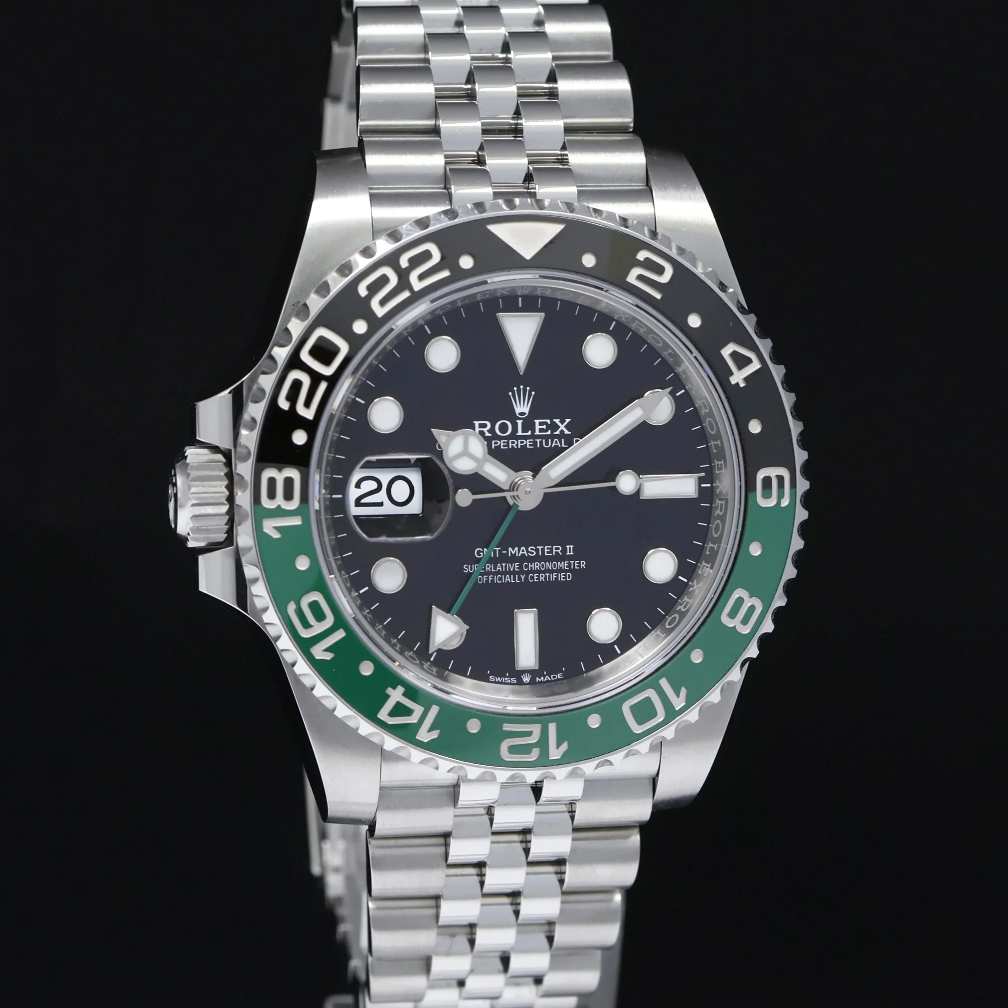 2023 NEW PAPERS Rolex 126720VTNR GMT-Master II Sprite Green Jubilee Watch - Image 3