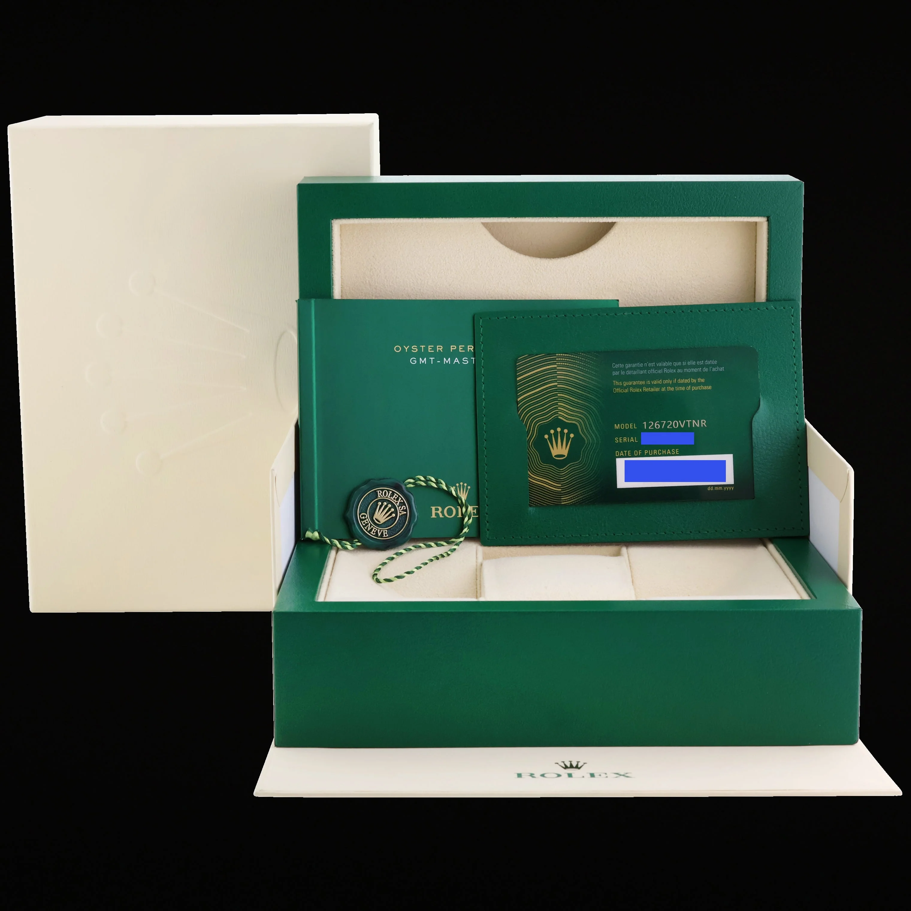 2023 NEW PAPERS Rolex 126720VTNR GMT-Master II Sprite Green Jubilee Watch - Image 7