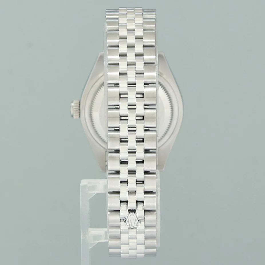 MINT 2023 PAPERS Ladies Rolex 279174 DateJust 26mm MOP Diamond Fluted Jubilee Watch - Image 5