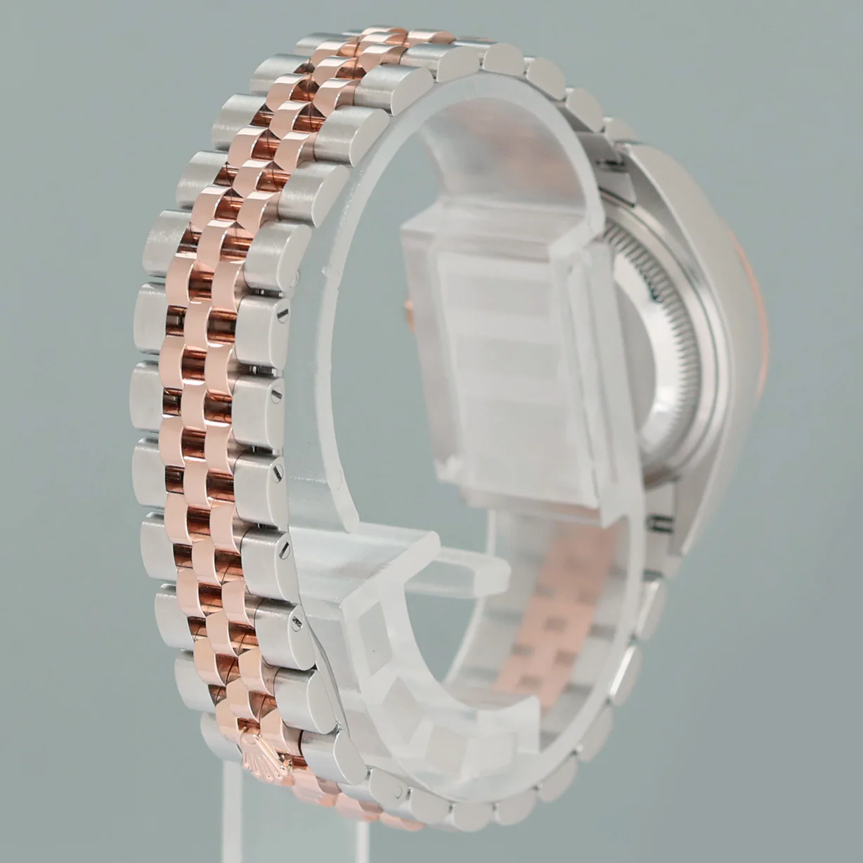 2025 NEW PAPERS Ladies Rolex 279171 DateJust 28mm White Roman Rose Gold Jubilee Watch - Image 6