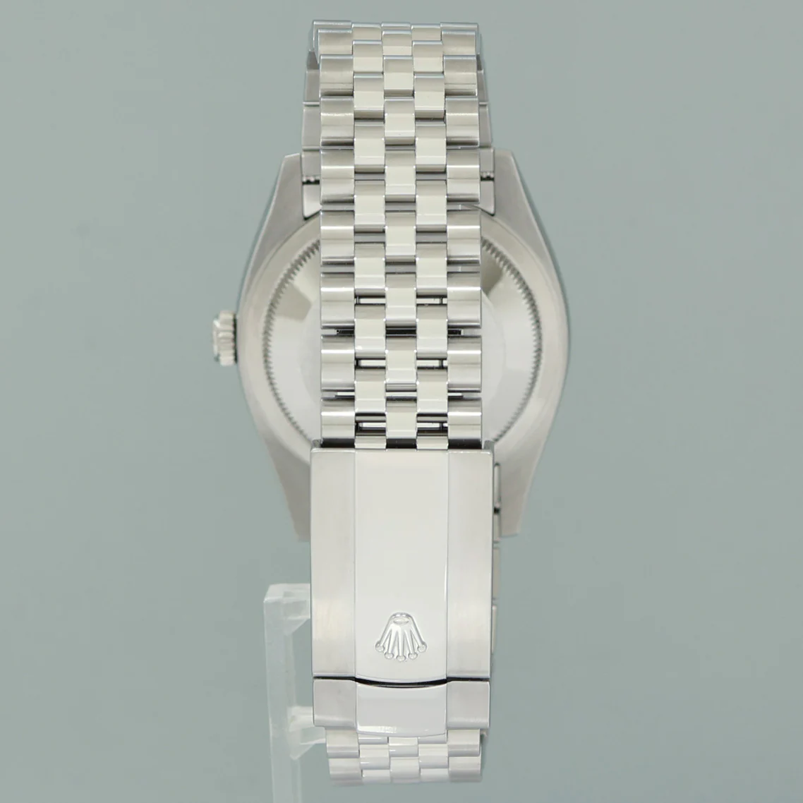 2025 NEW PAPERS Rolex 126200 DateJust 36mm Blue Stick Steel Jubilee Band Watch - Image 5