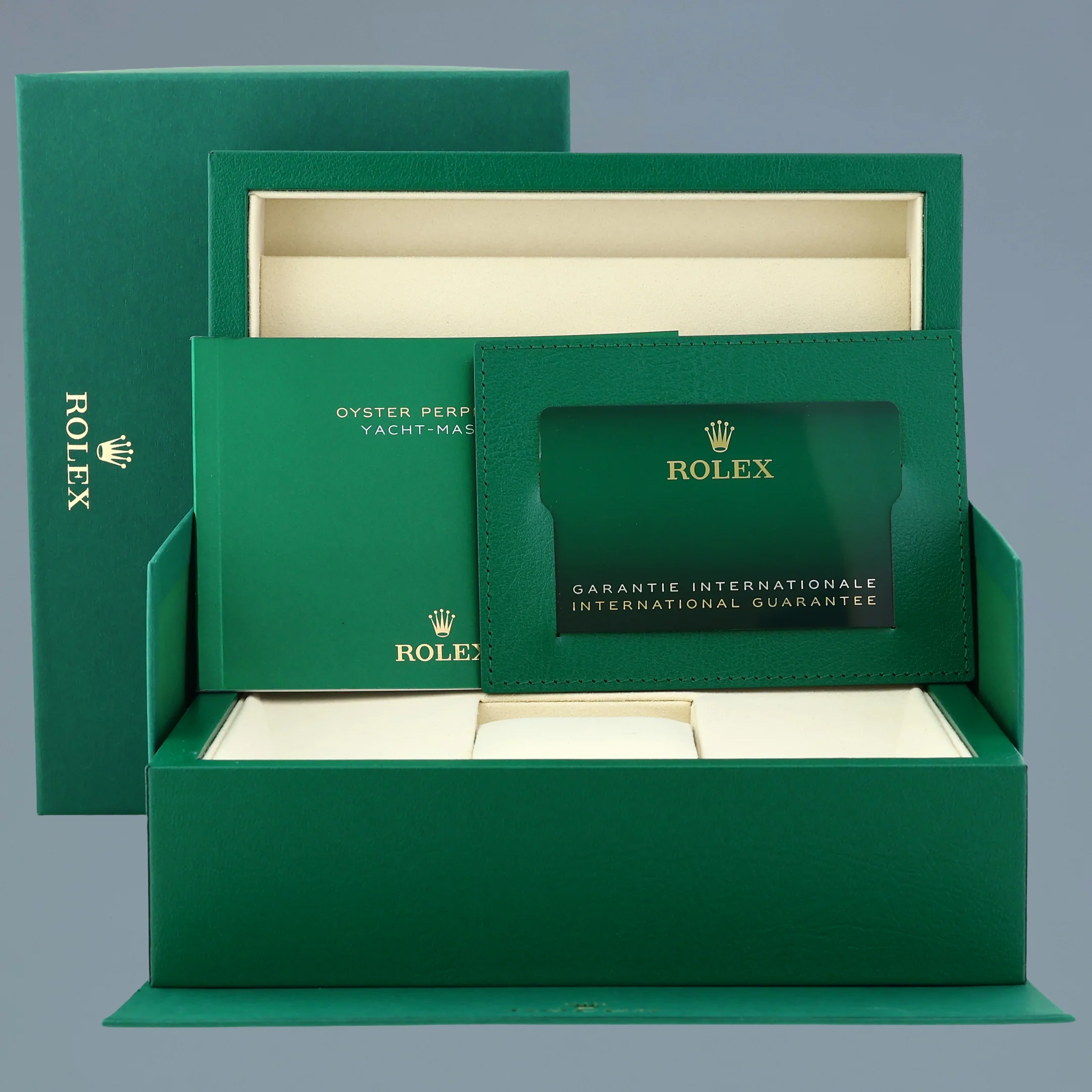 2025 NEW PAPERS Rolex 126655 Yacht-Master Everose Gold 40mm Oysterflex Rubber Watch Box - Image 7