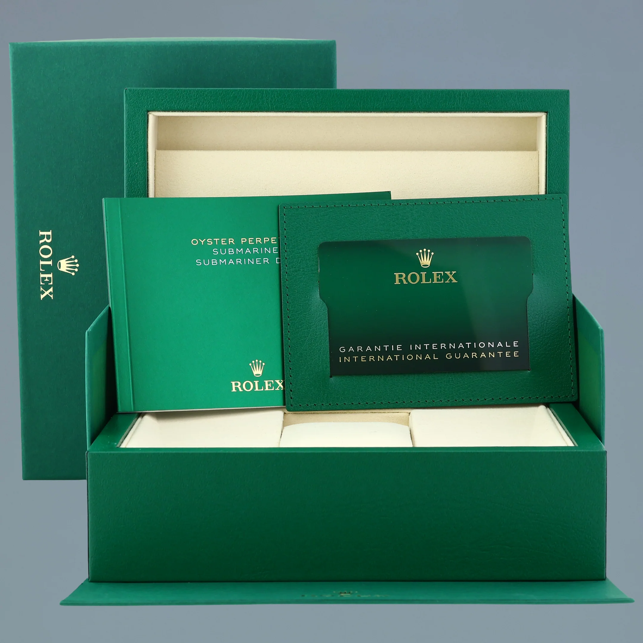 2025 NEW PAPERS Rolex Submariner 41mm Blue 126613LB Two Tone Gold Steel Watch Box - Image 7