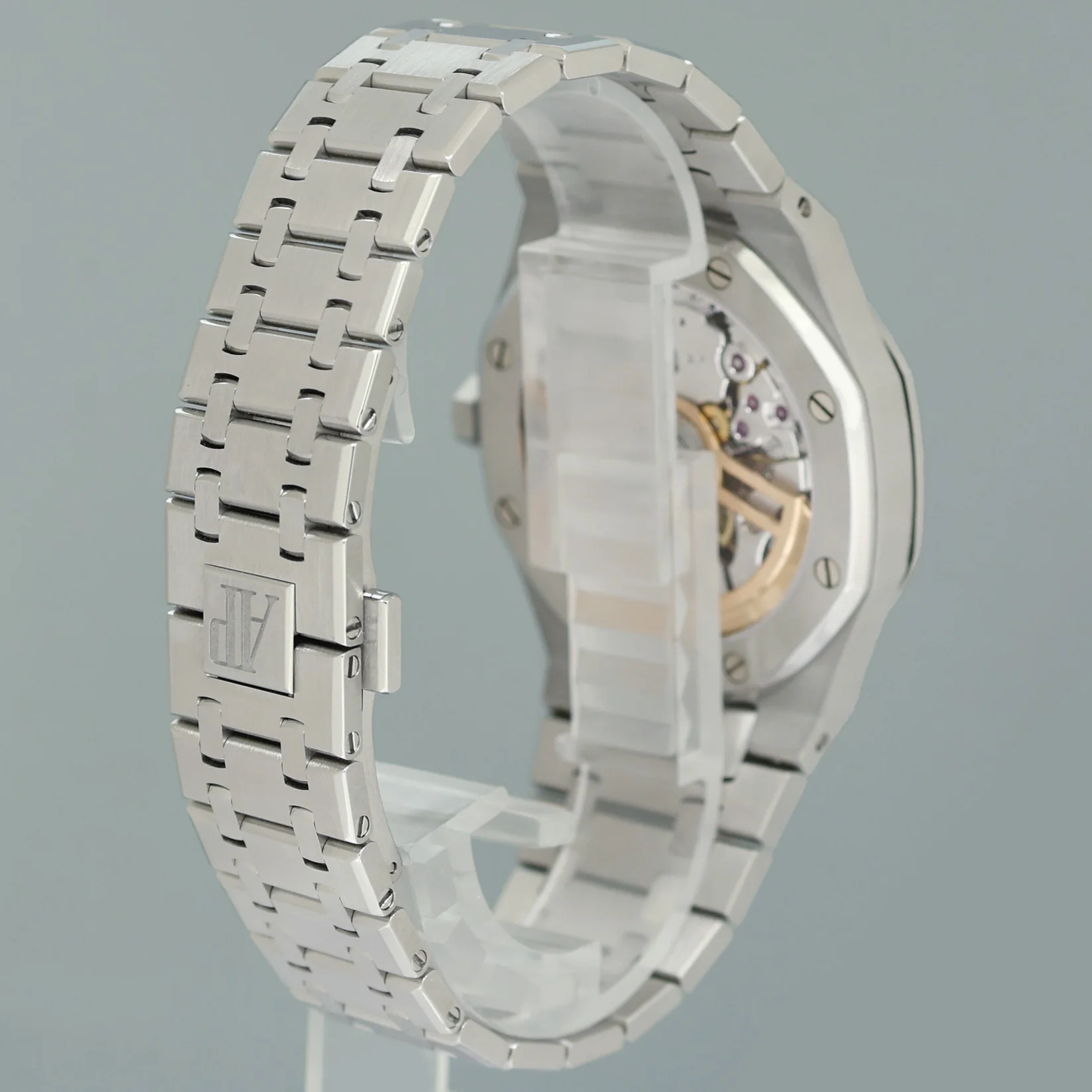 2026 AP SERVICE MINT PAPERS Audemars Piguet Royal Oak Steel 15510ST Grey Watch - Image 6