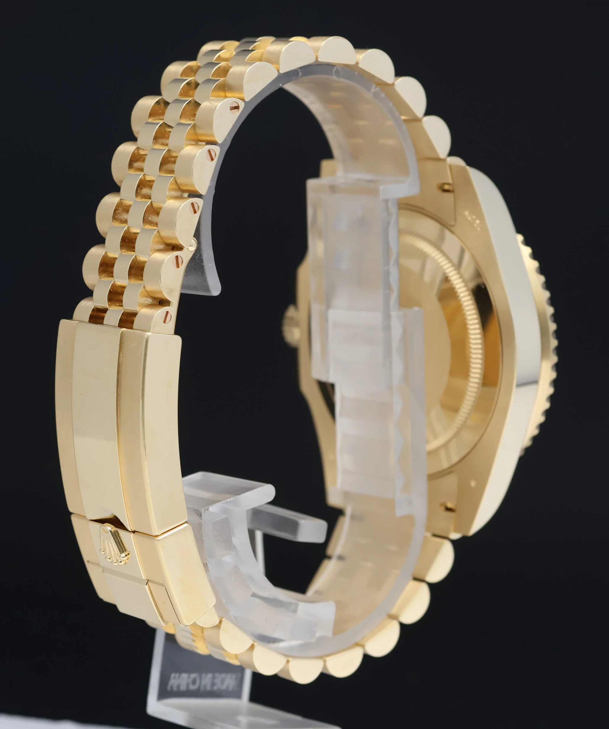 2026 NEW PAPERS Rolex GMT Master II Yellow Gold 126718 GRNR Jubilee Watch Box - Image 6