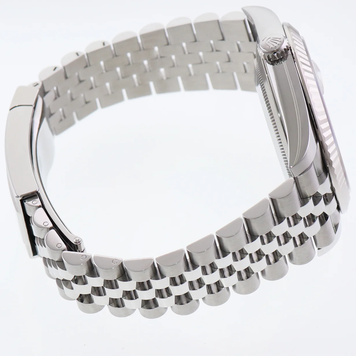 2026 NEW PAPERS Rolex DateJust 41 White Stick 126334 Steel Fluted Gold Jubilee Watch Box - Image 4