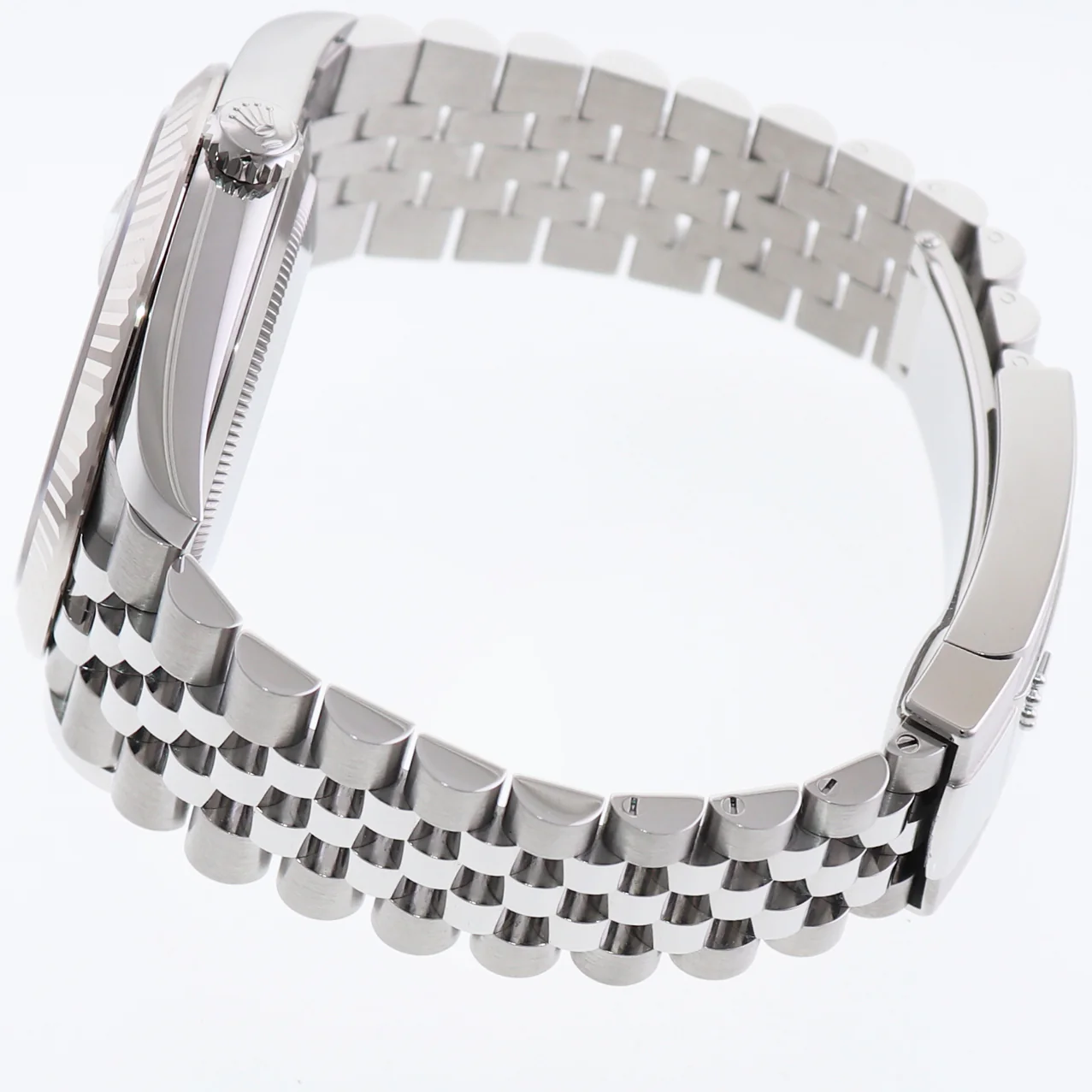 2026 NEW PAPERS Rolex DateJust 41 White Stick 126334 Steel Fluted Gold Jubilee Watch Box - Image 5