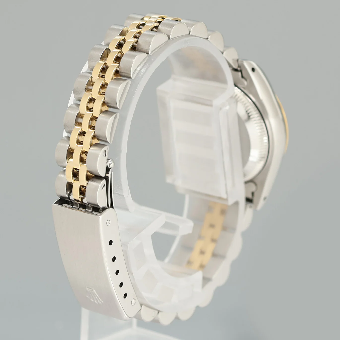 PAPERS Pearl Diamond Ladies Rolex 26mm DateJust 69173 Two Tone Gold Jubilee Watch - Image 6