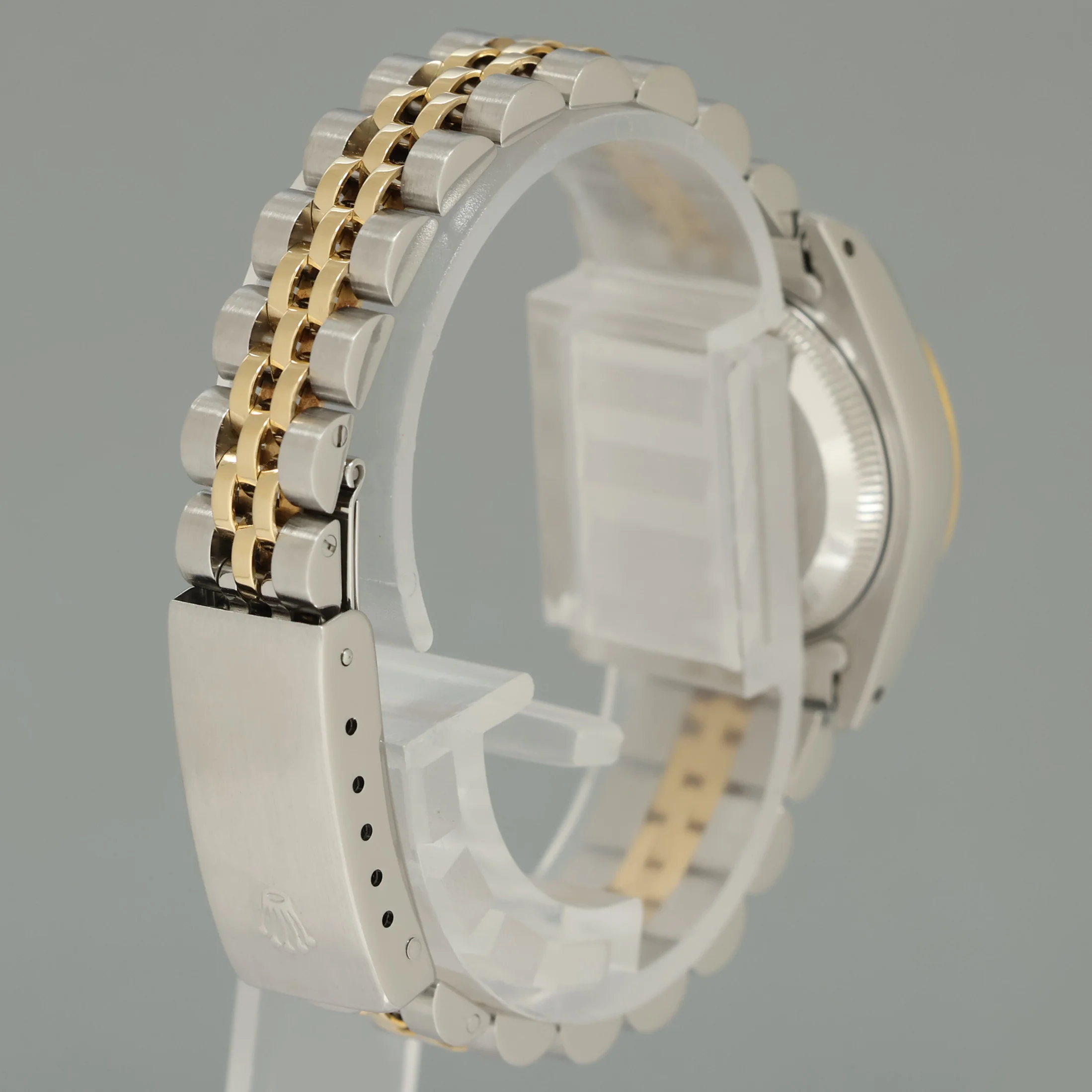 GREEN DIAMOND Ladies Rolex DateJust 26mm 69173 Two Tone Gold Jubilee Watch - Image 6
