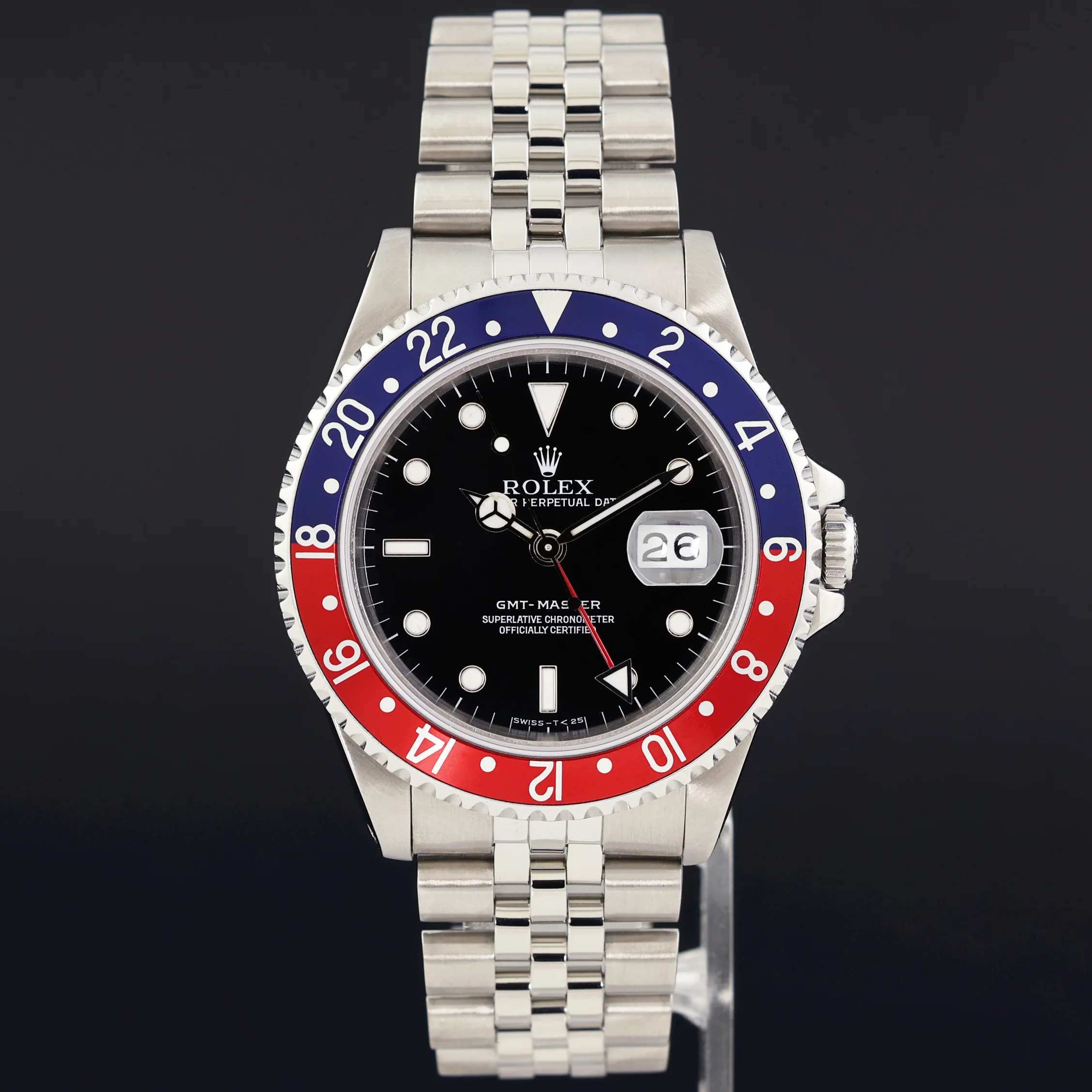 1991 MINT Rolex GMT-Master 16700 Pepsi Red Blue Jubilee 40mm Steel Watch Box - Image 2