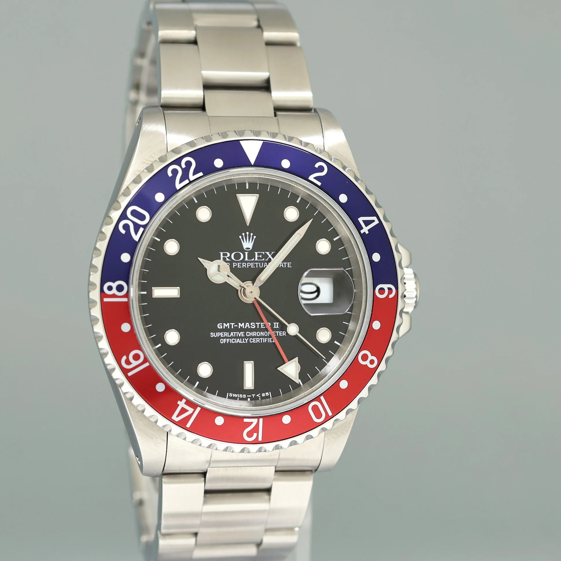 MINT Rolex GMT-Master 2 Pepsi Blue Red Oyster 40mm Steel 16710 Watch Box - Image 3