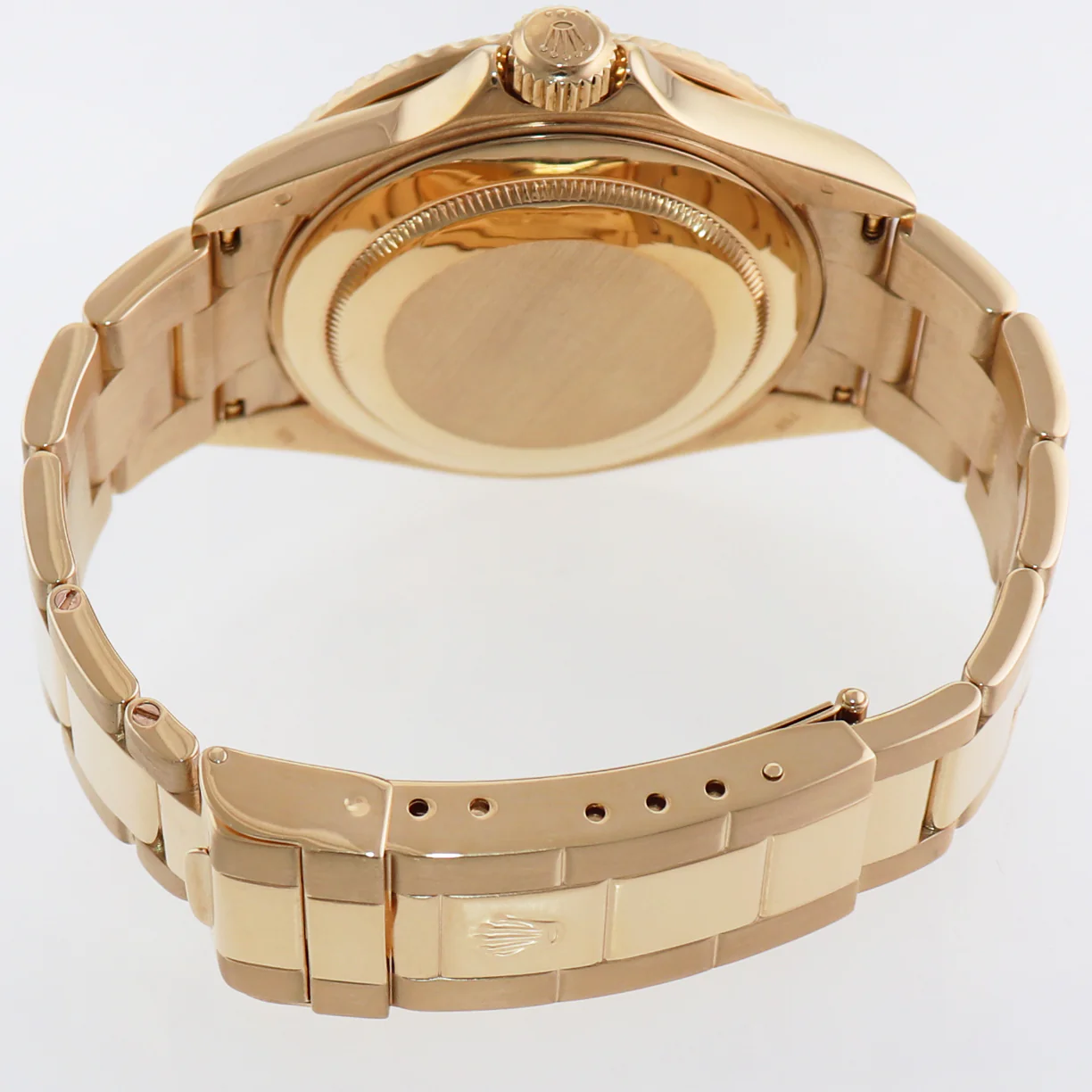 MINT 2005 Rolex 16618 Submariner Yellow Gold Sunburst Blue 40mm No Hole Case Watch - Image 6