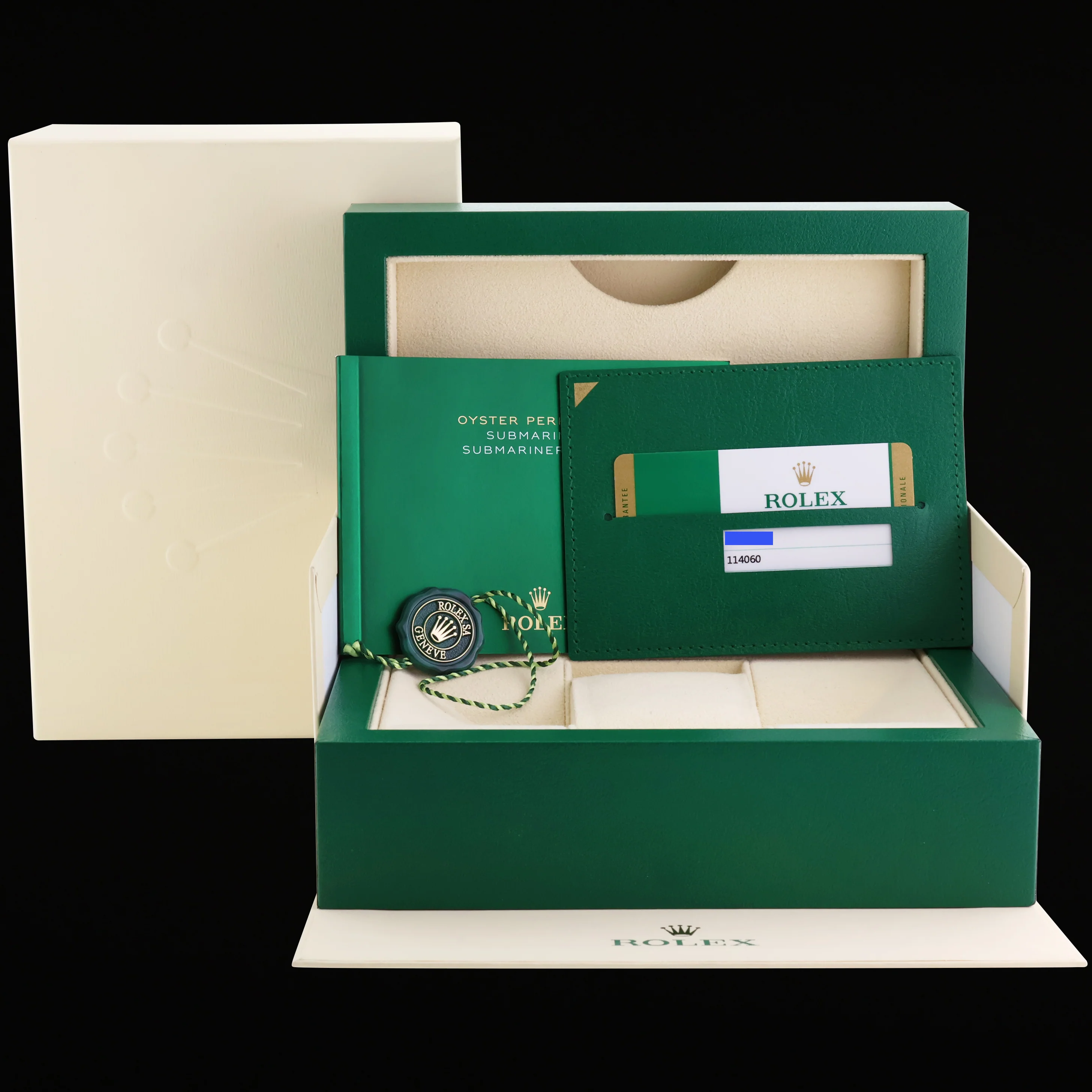 MINT 2018 PAPERS Rolex 114060LN Submariner No Date Steel Black Ceramic Watch Box - Image 7
