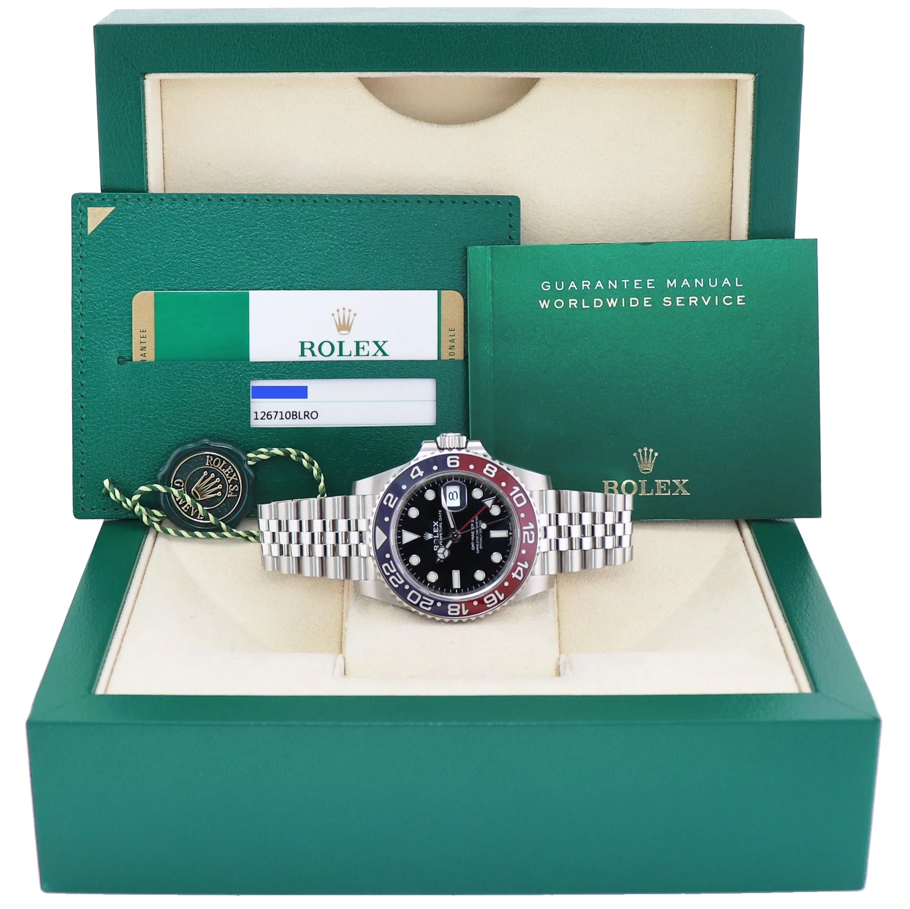 MINT 2018 PAPERS Rolex 126710BLRO GMT Master II PEPSI Red Blue Jubilee Ceramic Watch - Image 8