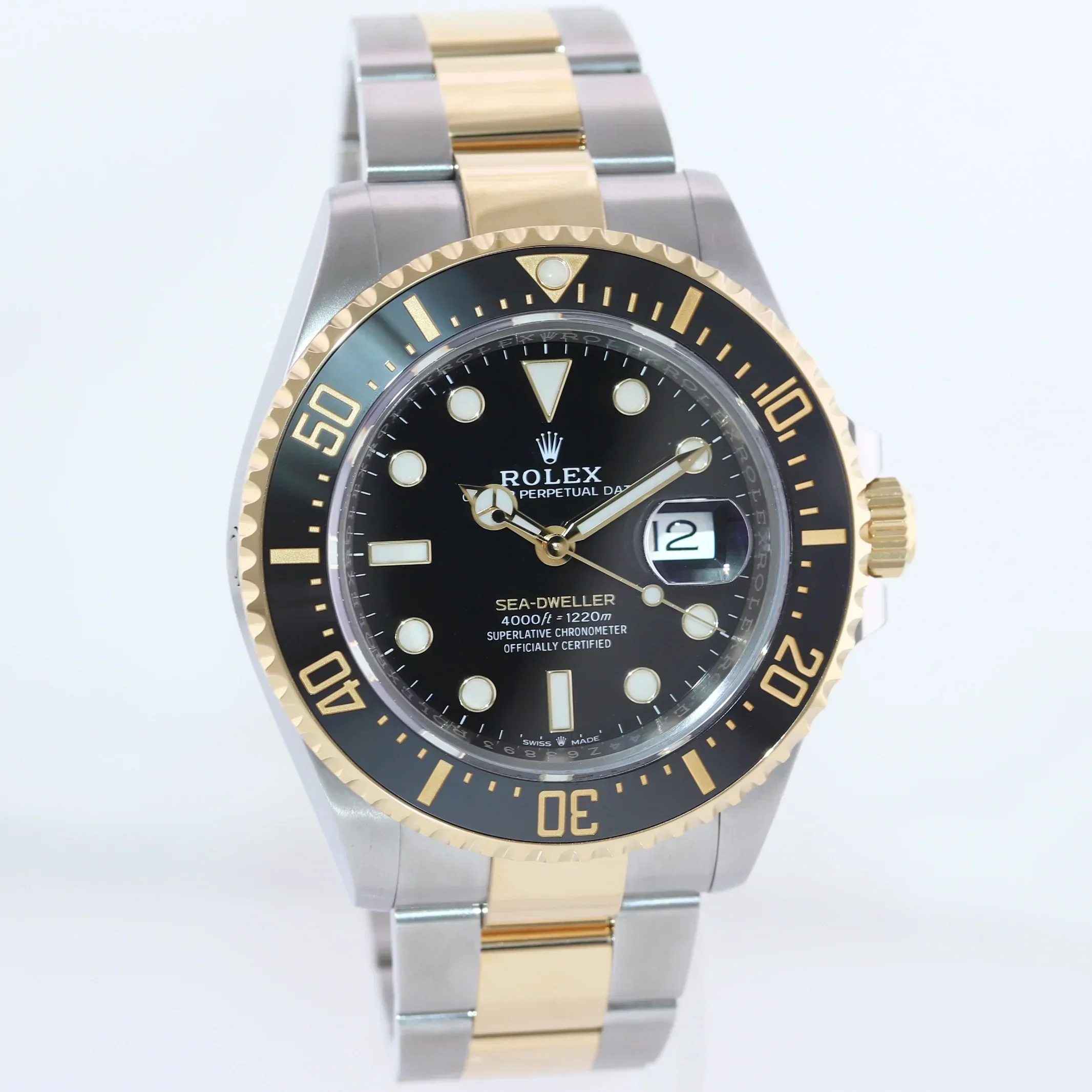 MINT 2019 PAPERS 126603 Rolex Sea-Dweller 43mm Two-Tone Yellow Gold Steel Watch - Image 3