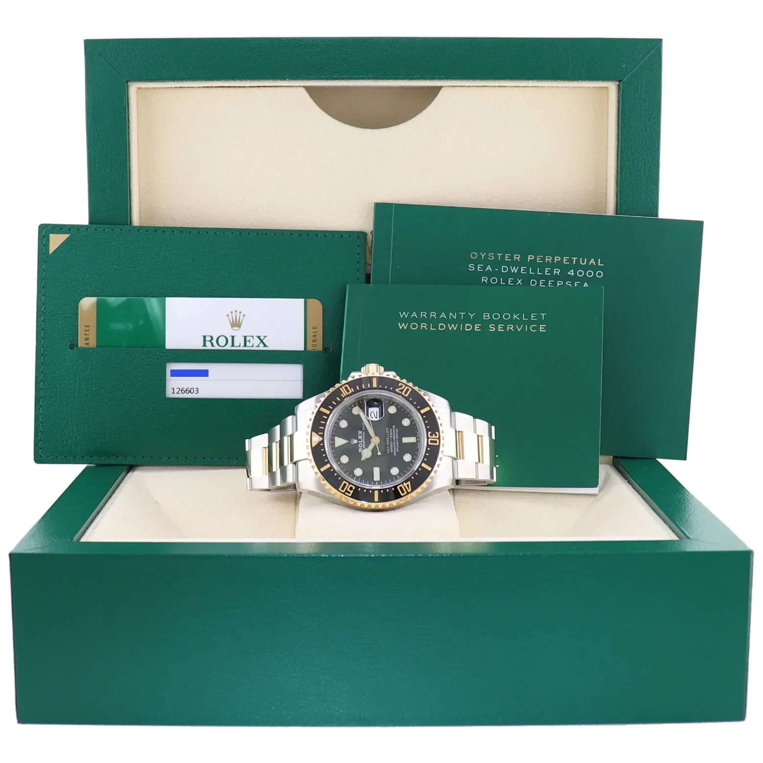 MINT 2019 PAPERS 126603 Rolex Sea-Dweller 43mm Two-Tone Yellow Gold Steel Watch - Image 7