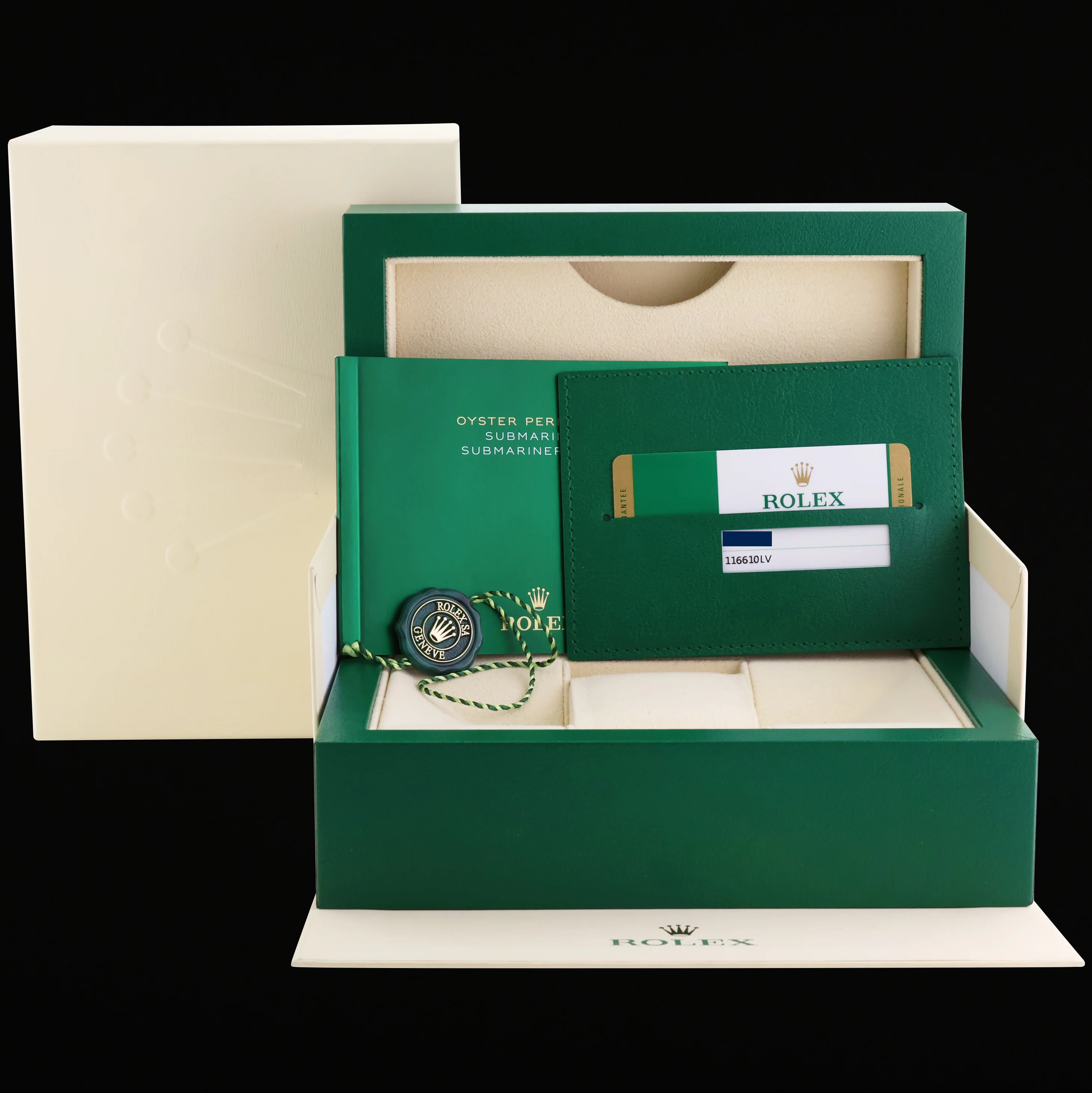 MINT 2019 PAPERS Rolex Submariner Hulk 116610LV Green Dial Ceramic Watch Box - Image 7