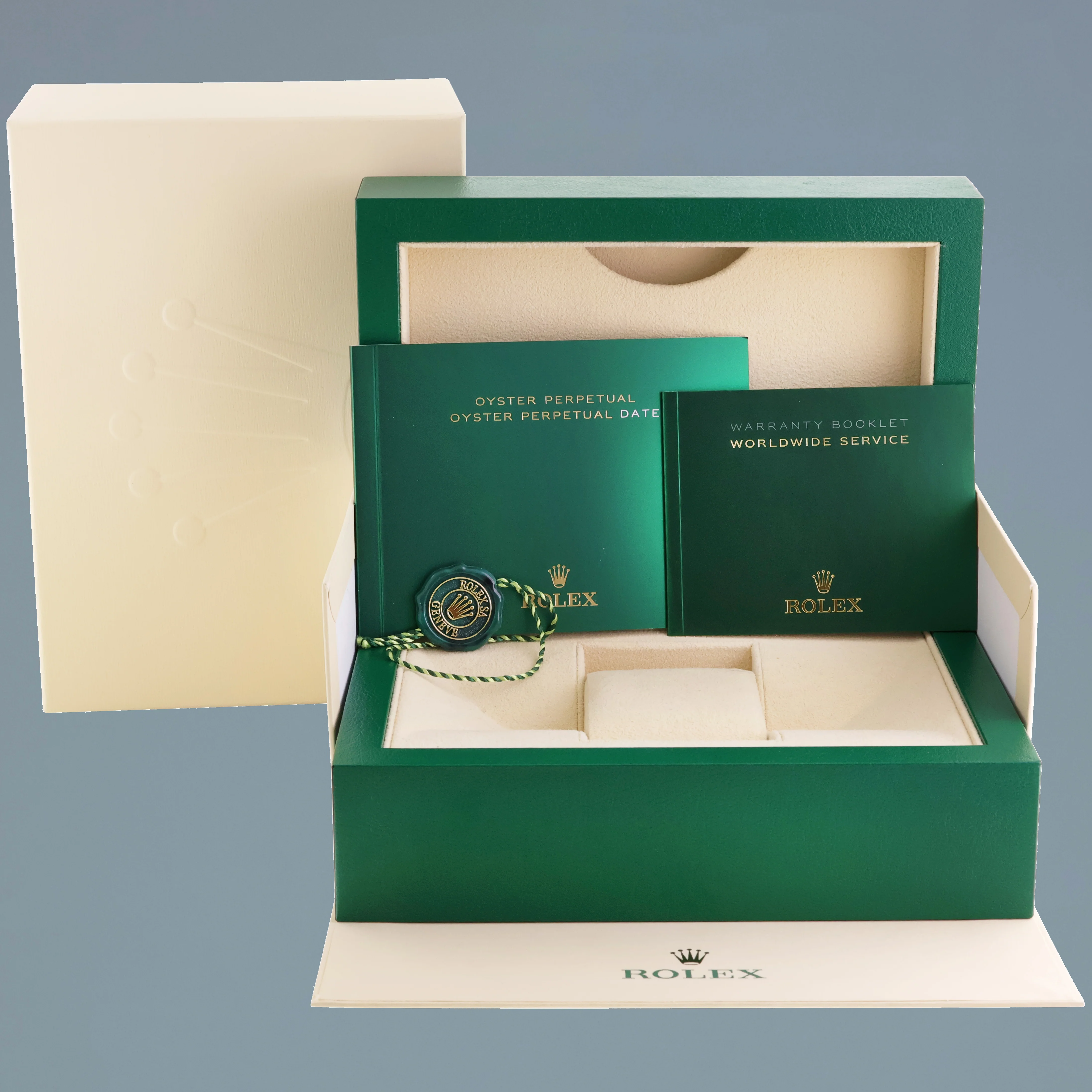 MINT 2021 Rolex Oyster Perpetual 41mm Blue Stick Oyster Watch 124300 Box - Image 7