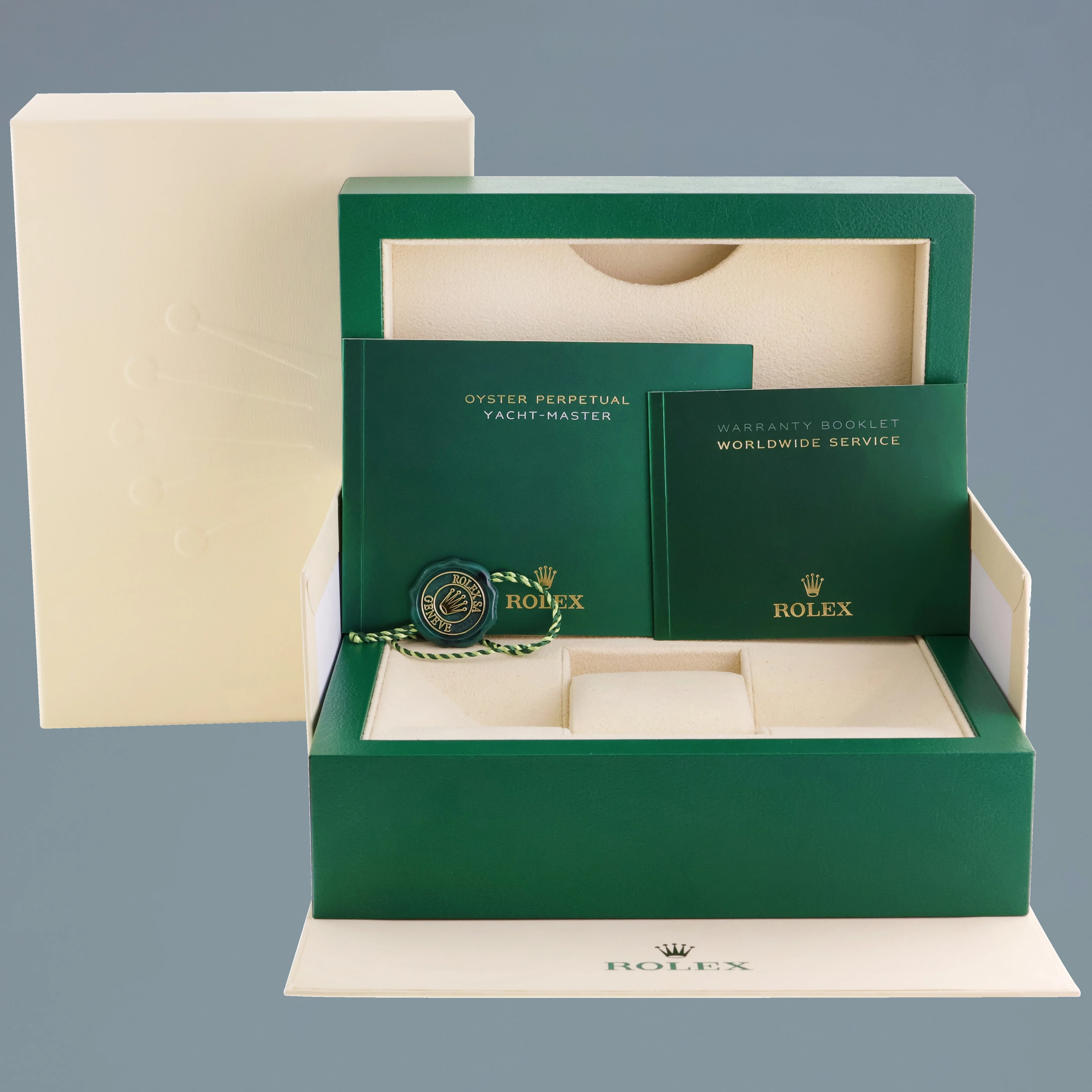 MINT 2022 Rolex Yacht-Master 126622 Steel 40mm Platinum Blue Dial Watch Box - Image 7