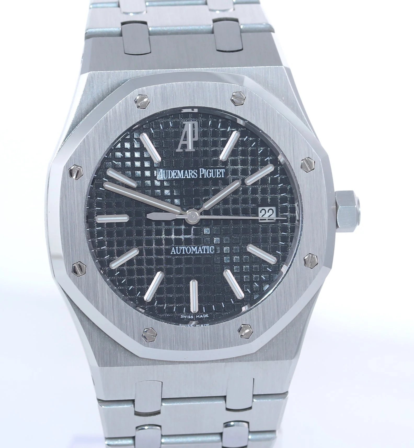 MINT Audemars Piguet Royal Oak Black 39mm Steel 15300ST Date Watch Box - Image 3