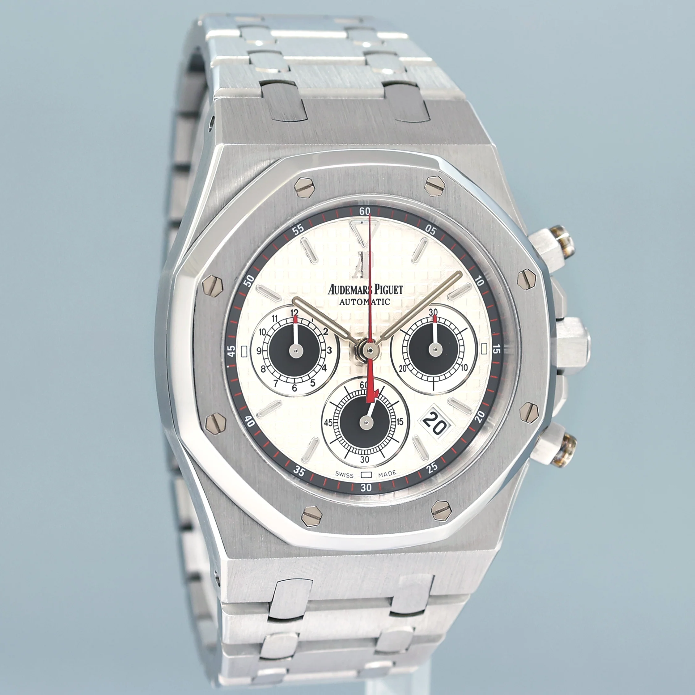 MINT Audemars Piguet 26300ST Royal Oak Silver Panda Chronograph 39mm Watch Box - Image 3