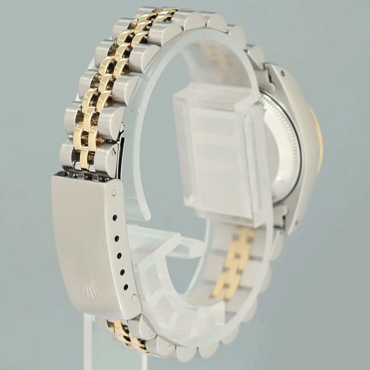 MINT Ladies Rolex DateJust 26mm 69173 White Roman Two Tone Yellow Gold Jubilee Watch - Image 4