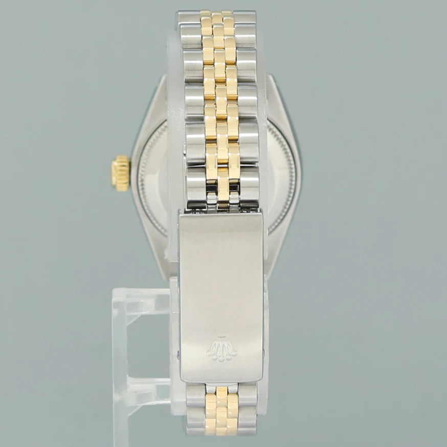 MINT Ladies Rolex DateJust 26mm 69173 White Roman Two Tone Yellow Gold Jubilee Watch - Image 6