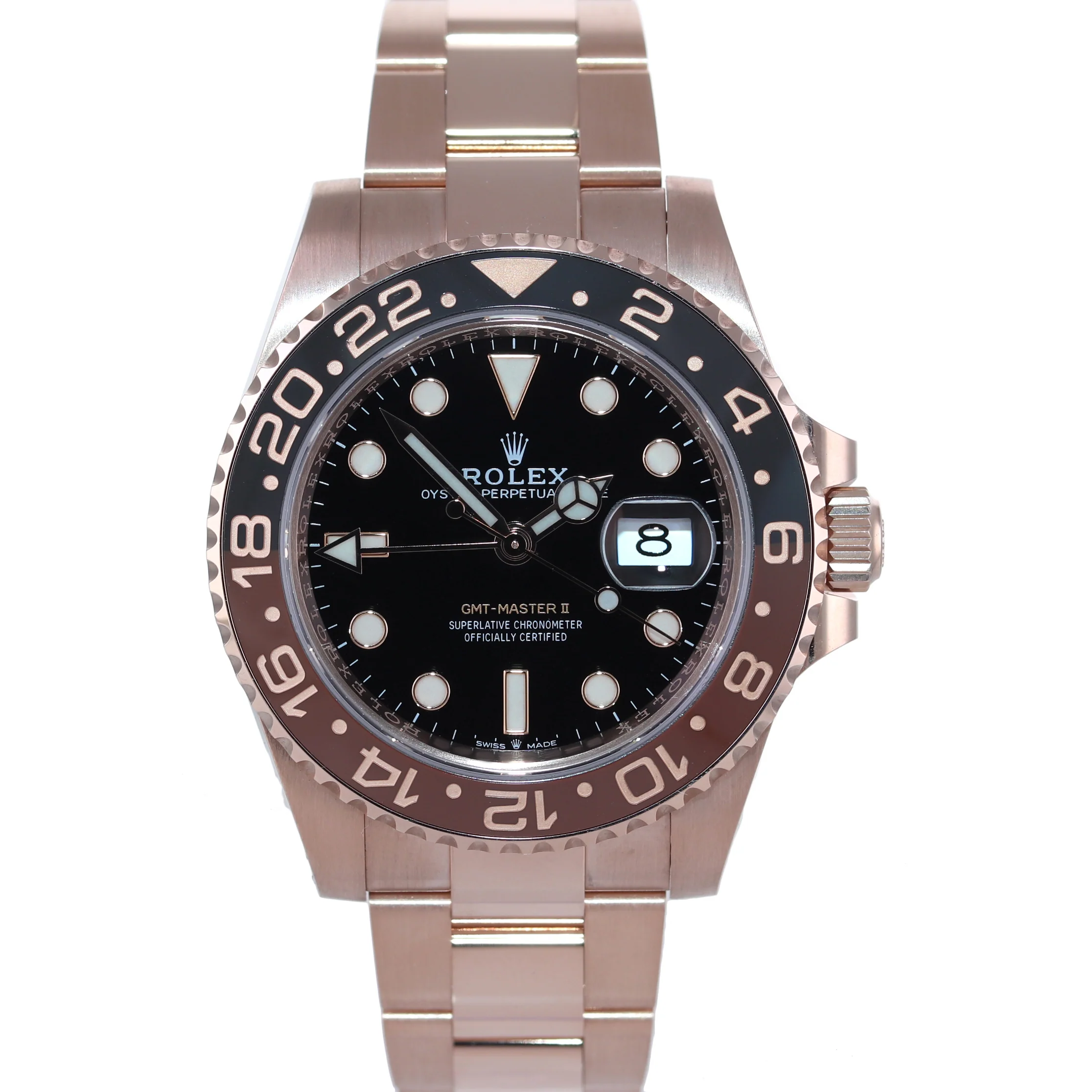 MINT PAPERS Rolex 126715CHNR GMT Master II Rose Gold Ceramic Root Beer Watch Box - Image 2
