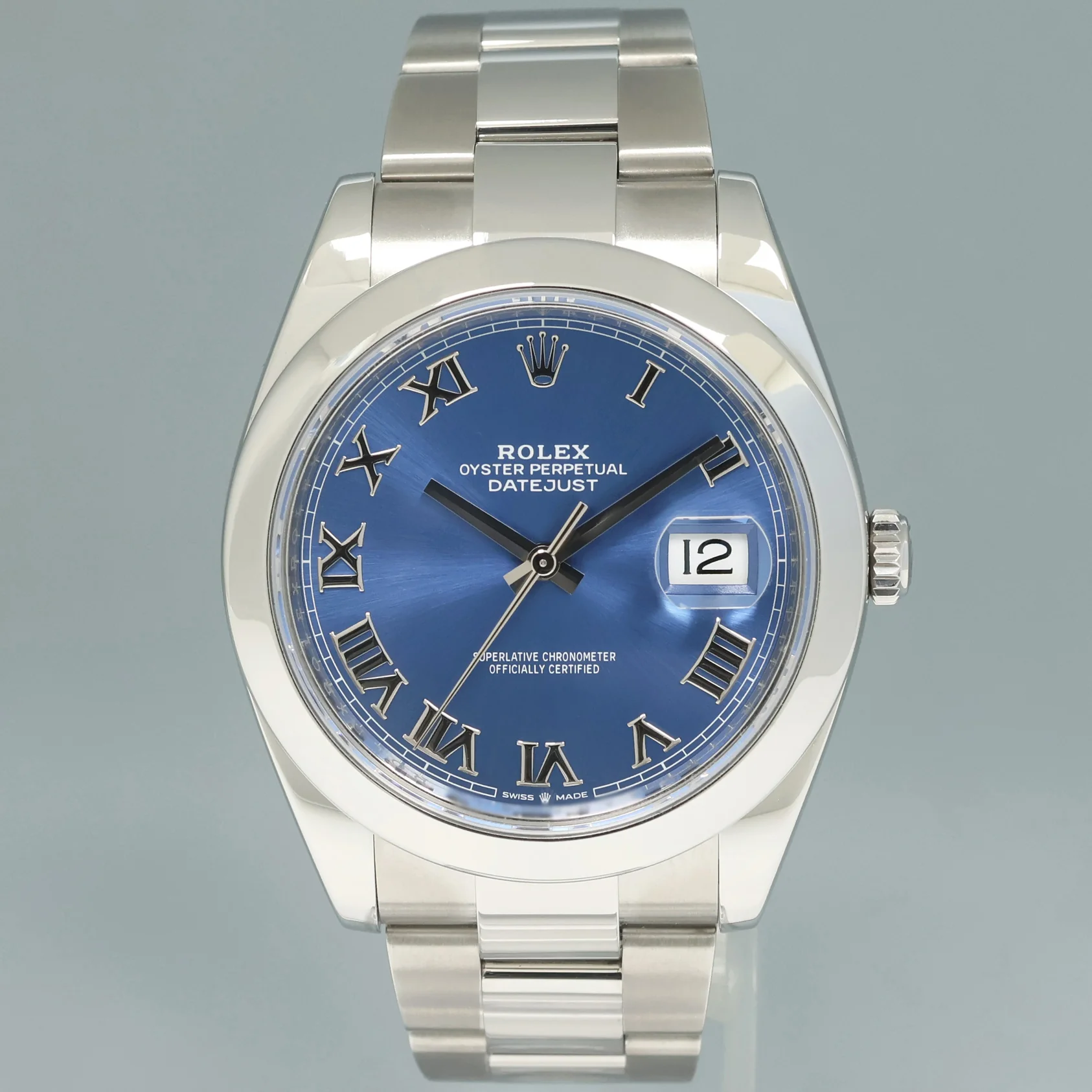 MINT PAPERS Rolex DateJust 41 Steel 126300 Blue Roman Dial 41mm Oyster Watch Box - Image 2