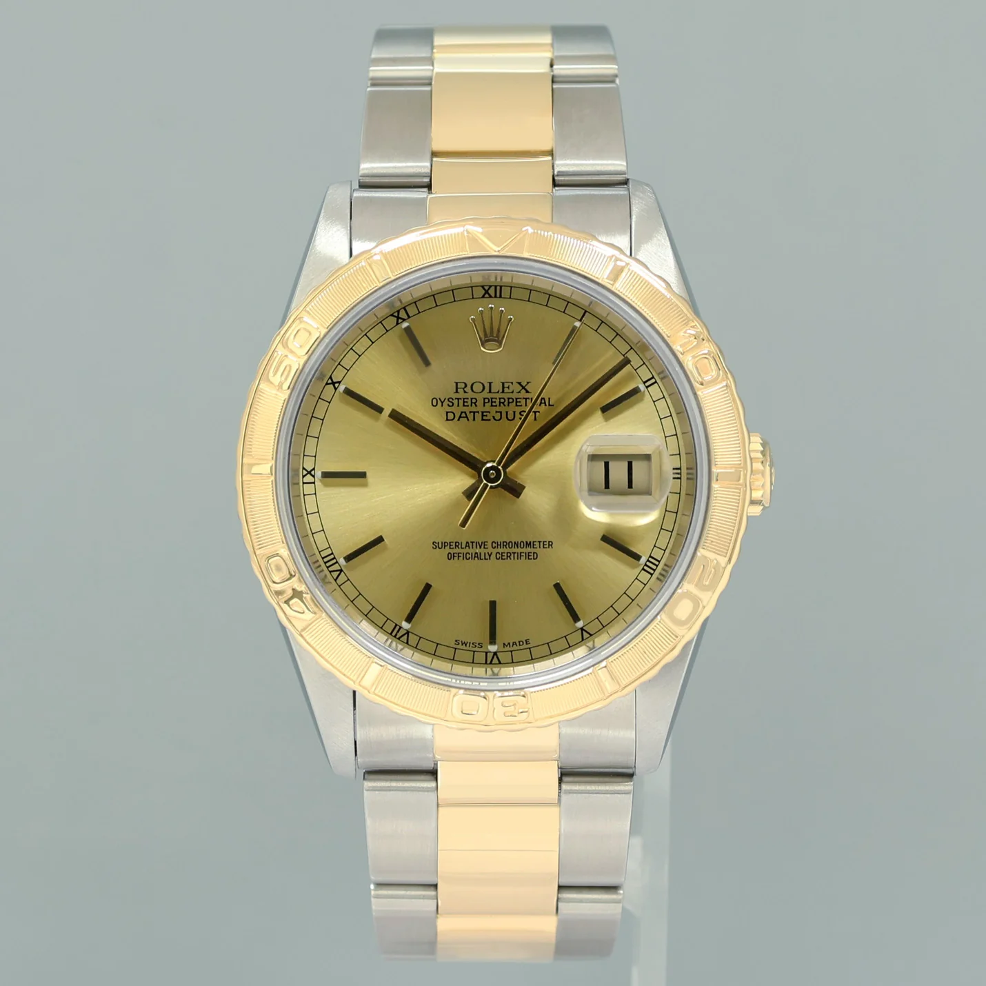 MINT Rolex DateJust 16263 Turn-O-Graph Two Tone Gold Oyster 36mm Watch Box - Image 2