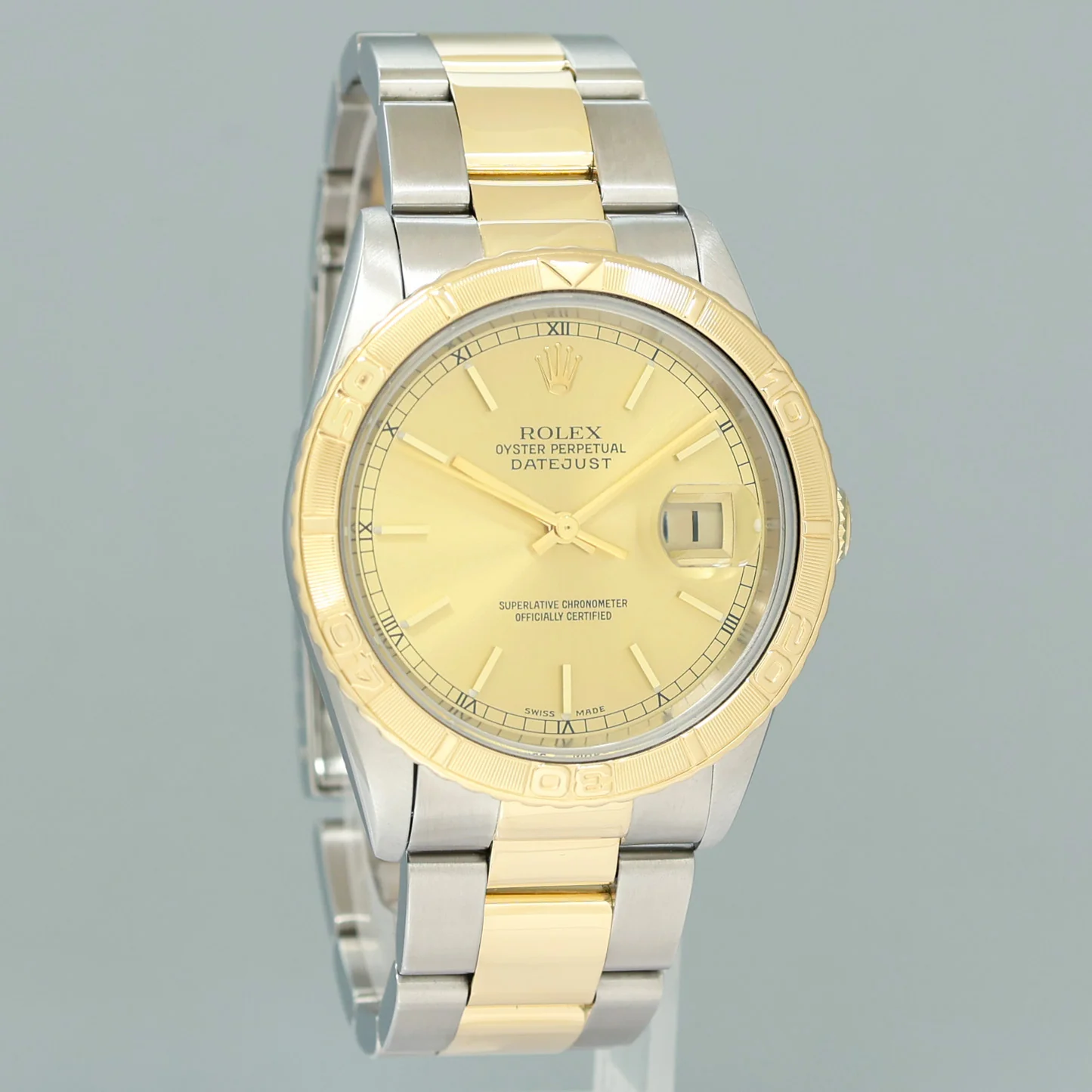 MINT Rolex DateJust 16263 Turn-O-Graph Two Tone Gold Oyster 36mm Watch Box - Image 3