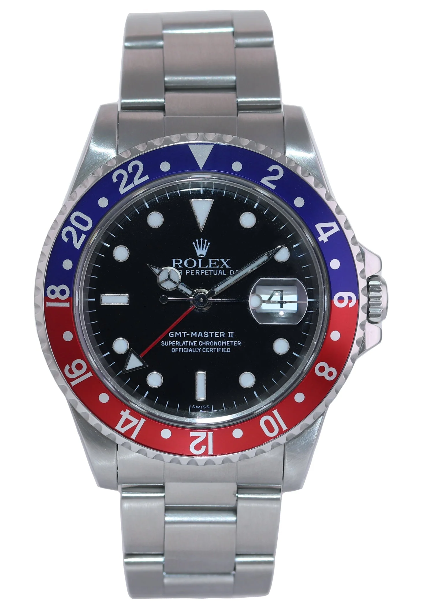MINT Rolex GMT-Master II Pepsi Blue Red Steel 16700 40mm Watch Box - Image 2