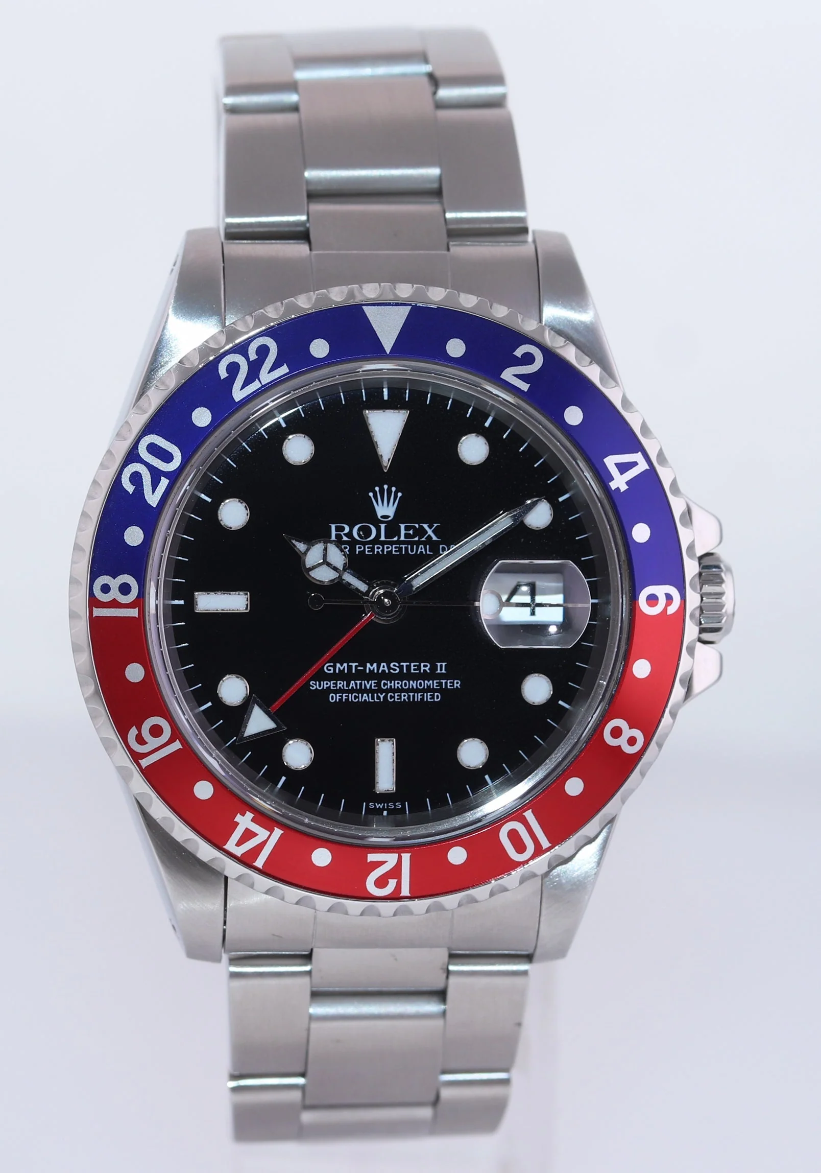 MINT Rolex GMT-Master II Pepsi Blue Red Steel 16700 40mm Watch Box - Image 3