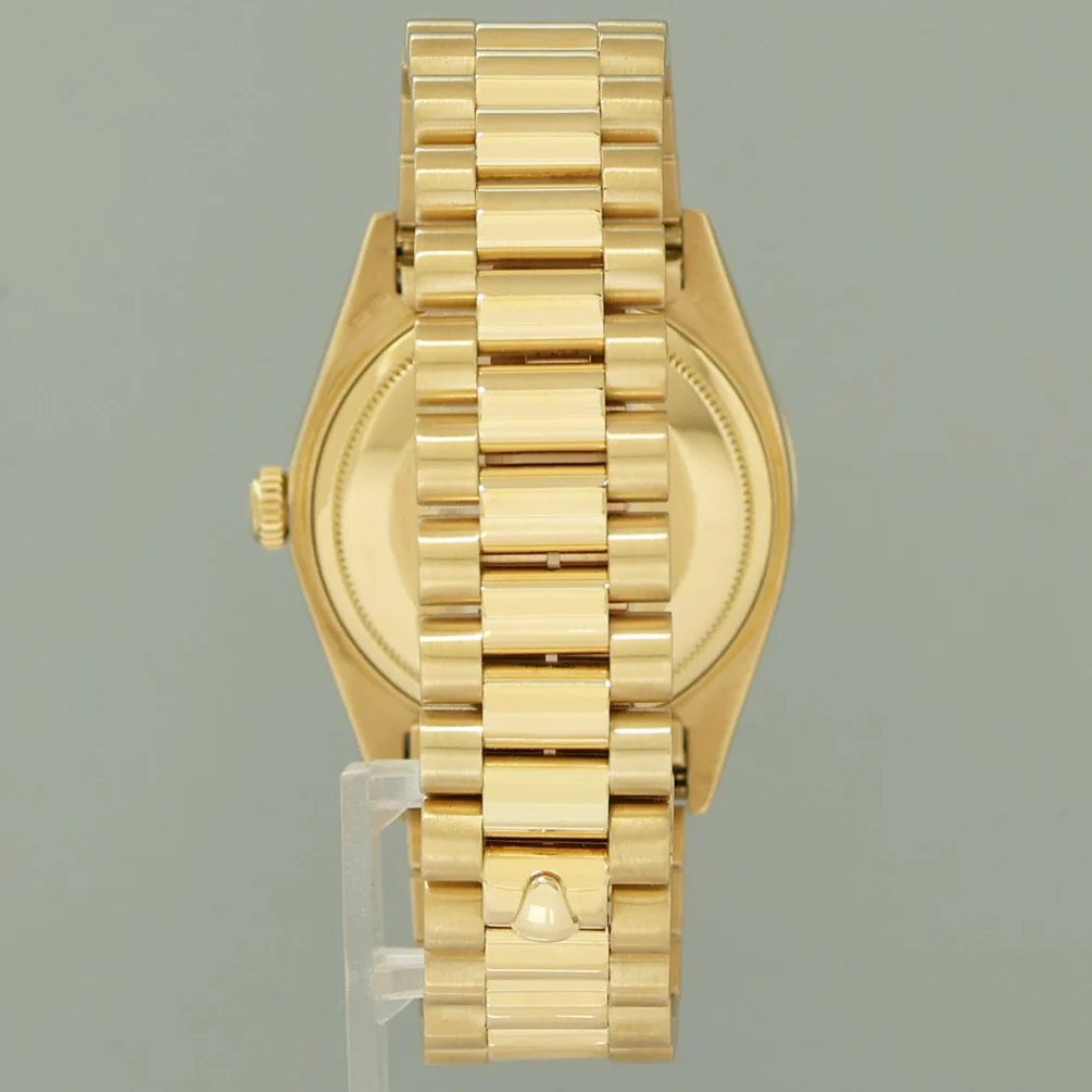 MINT Rolex President Day-Date White Diamond 18038 Quickset Yellow Gold Watch Box - Image 6